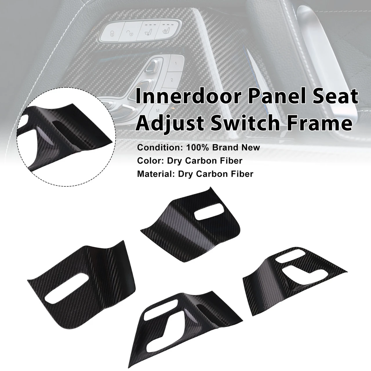 Innerdoor Panel Seat Adjust Switch Frame Fit Mercedes Benz W464 W465 2019-2026