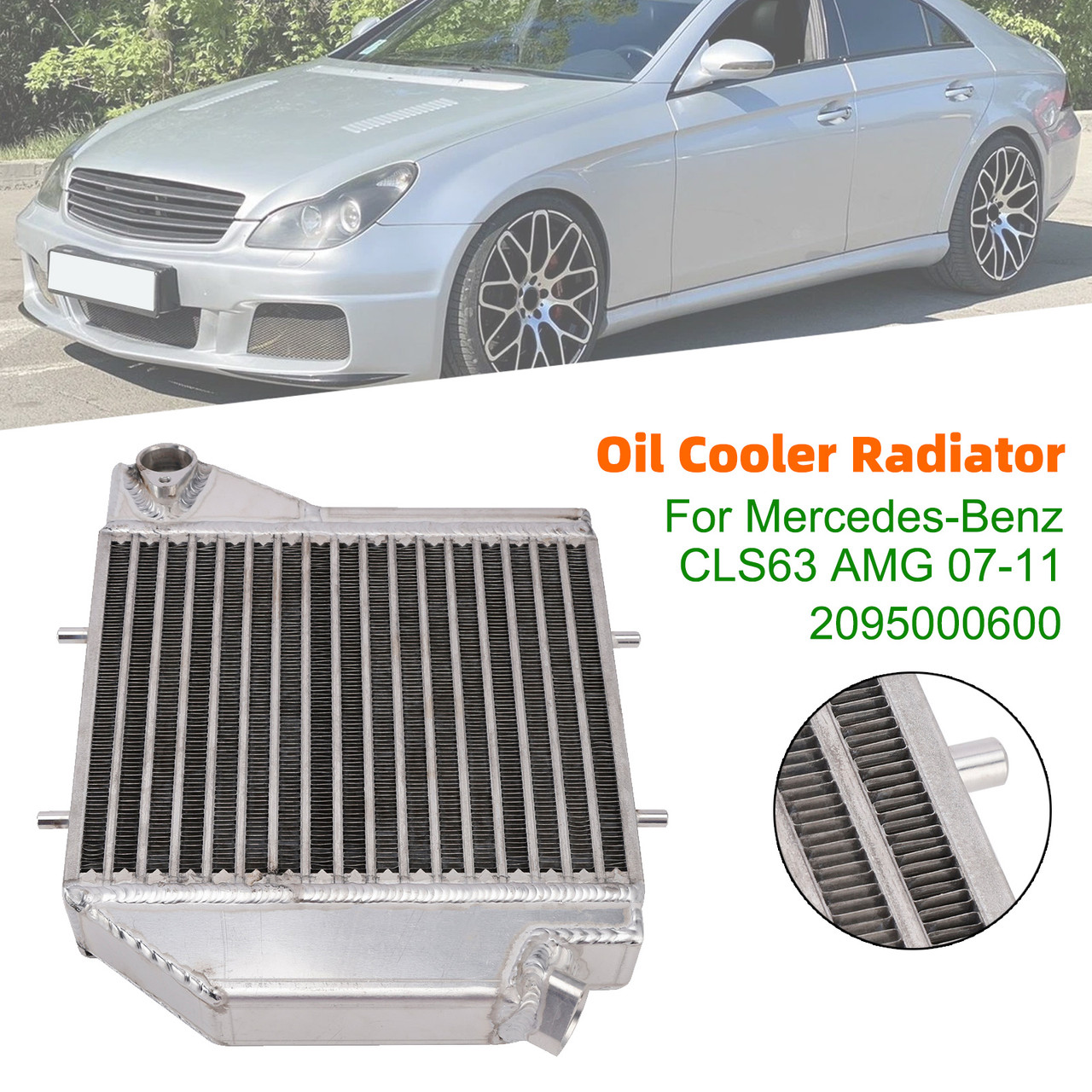 Oil Cooler Radiator 2095000600 For Mercedes-Benz CLS63 AMG 2007-2011