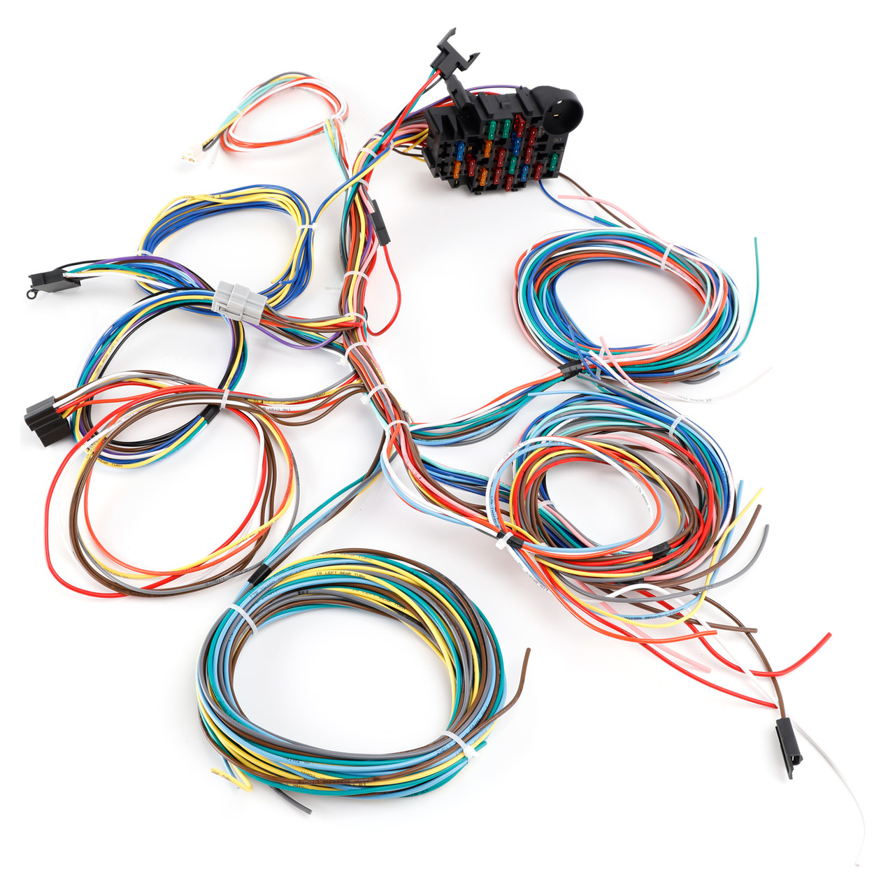Universal 22 Circuit Wiring Harness Custom Wire Kit Xl Wires 91064022