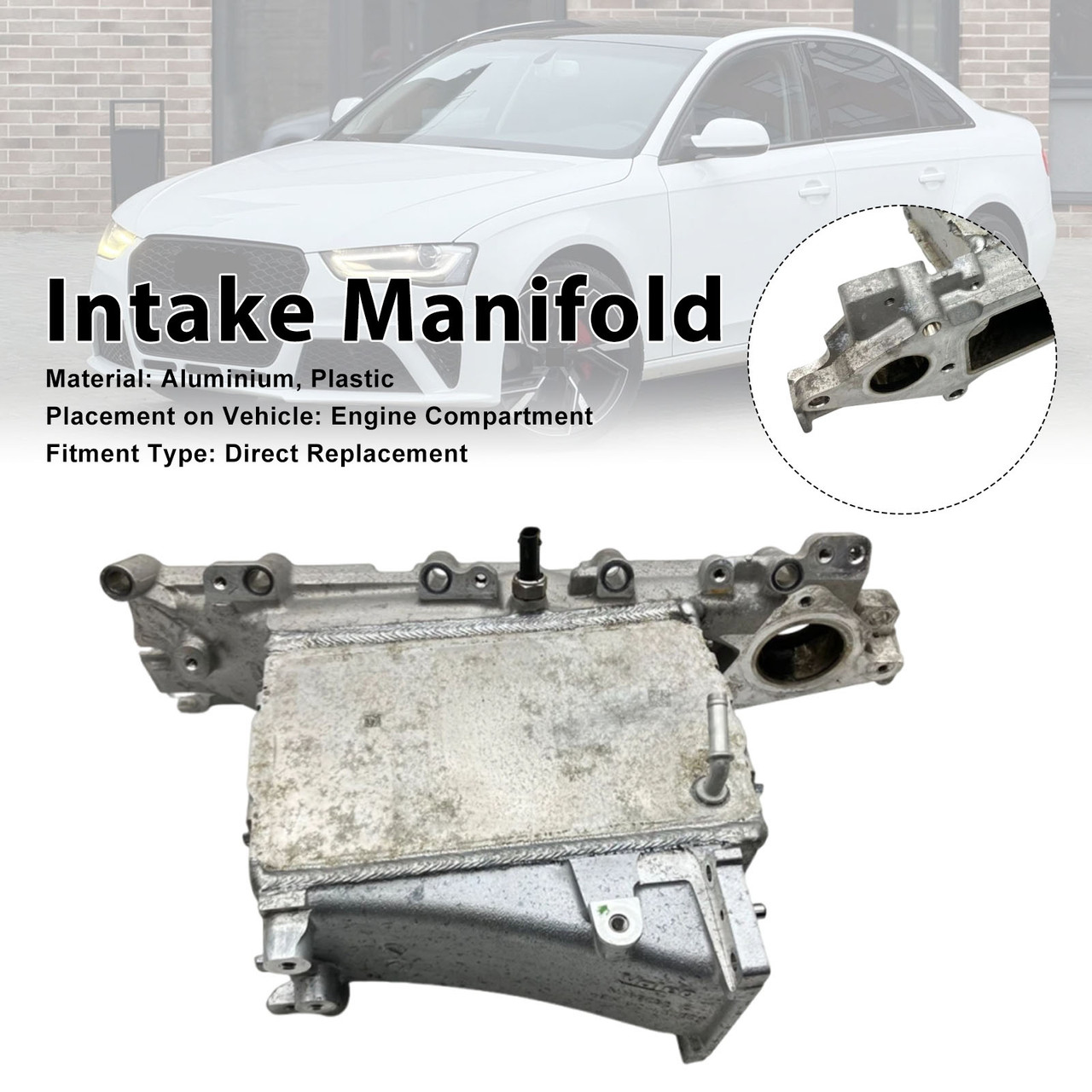 Intake Manifold Intercooler For Audi A4 B8 8K A5 8F 2013-2016 04L129766AD