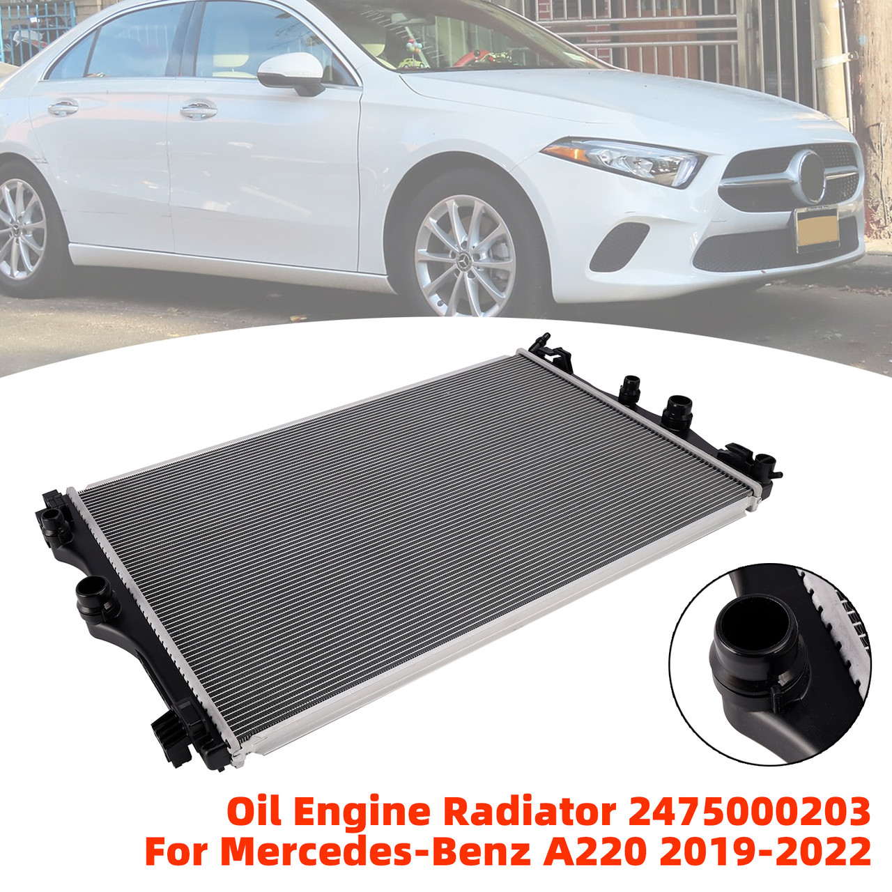 Oil Engine Radiator 2475000203 For Mercedes-Benz A220 2019-2022