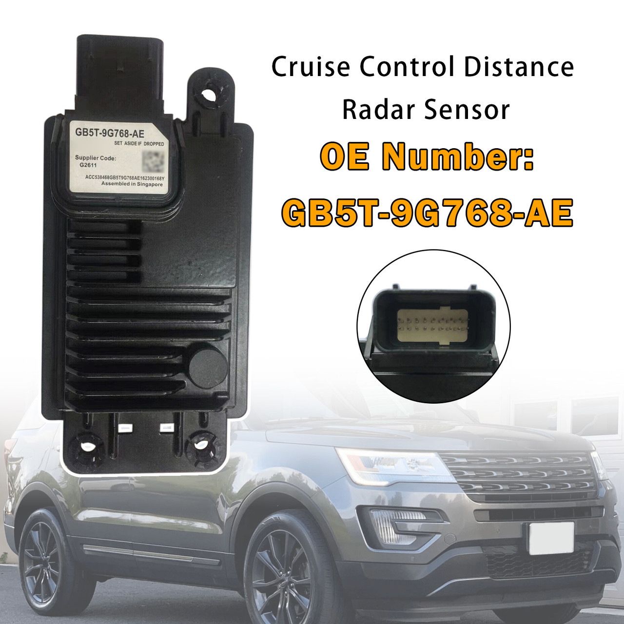 Adaptive Cruise Control Sensor Radar Assist GB5T-9G768-AE For Ford Explorer 13-19