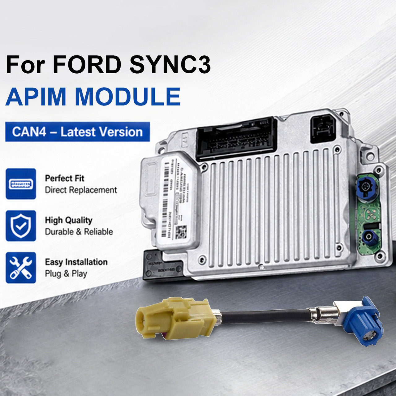 Sync 3 APIM 3.4 Navigation Module for Ford Lincoln Vin Programmed NAV
