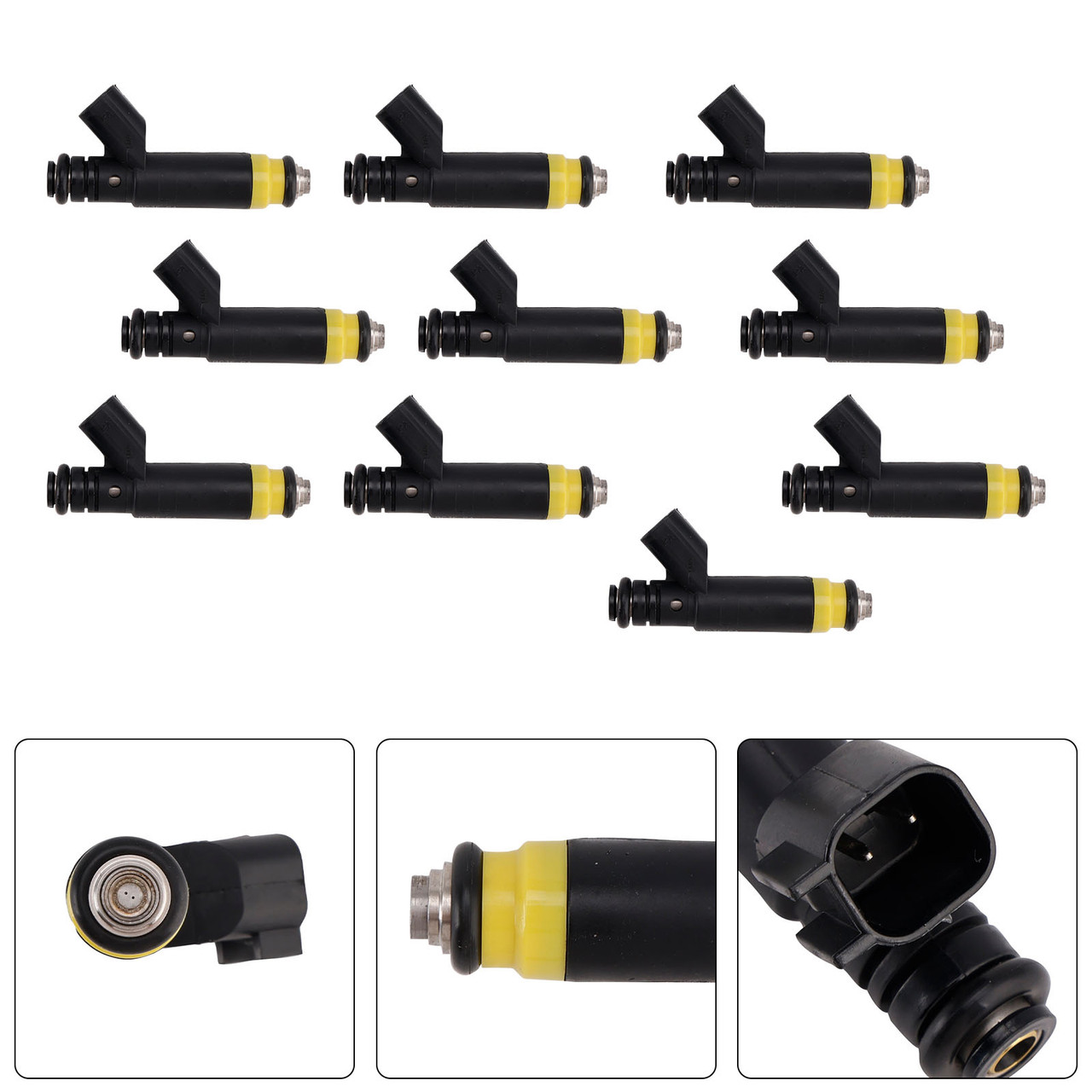 10Pcs Fuel Injector For Ford F-450 Super Duty 6.8L V10 2005-2016 BC3E-CA