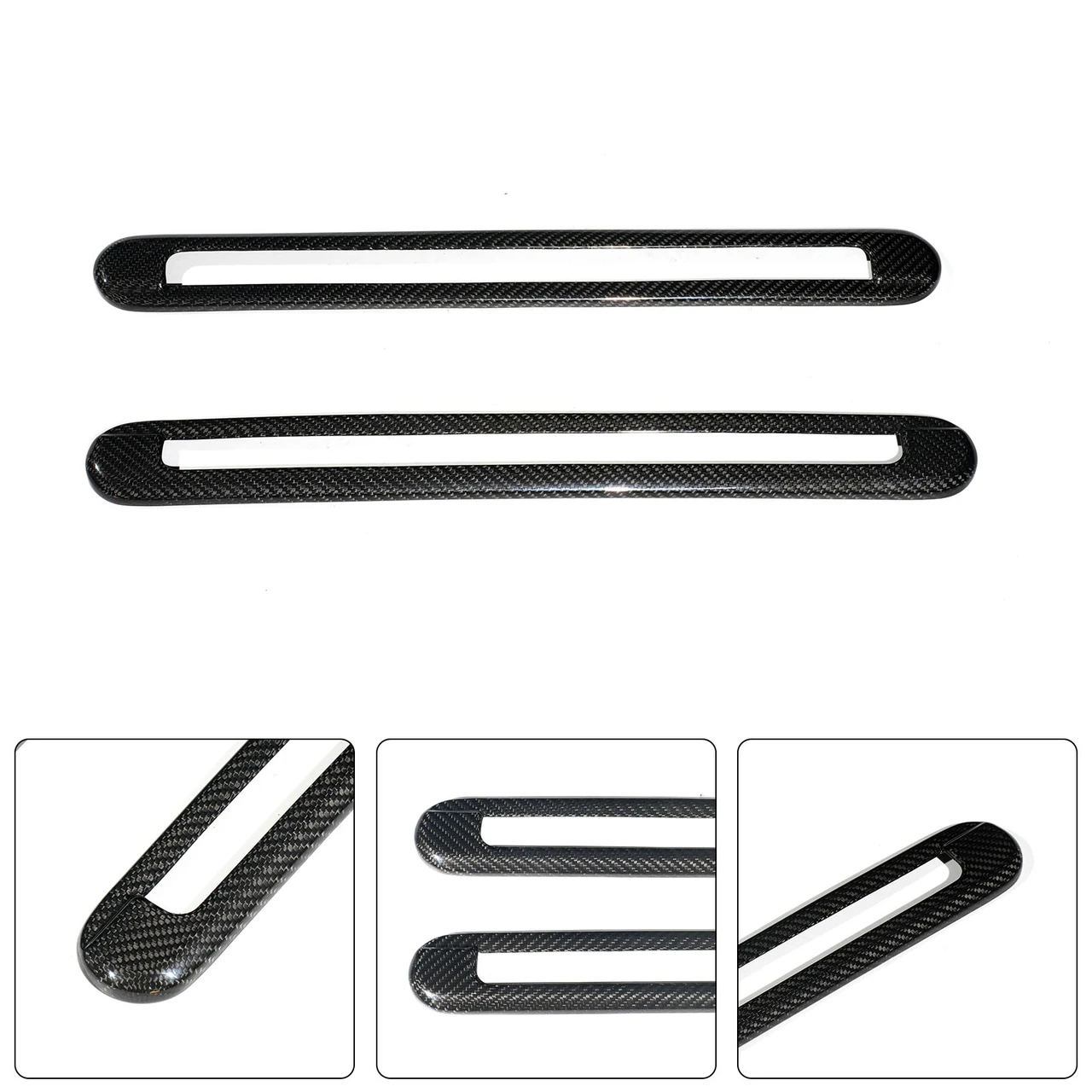 Carbon Fiber Rear Side Air Vent Outlet Trim Fit Benz G Class G63 G550 2025+