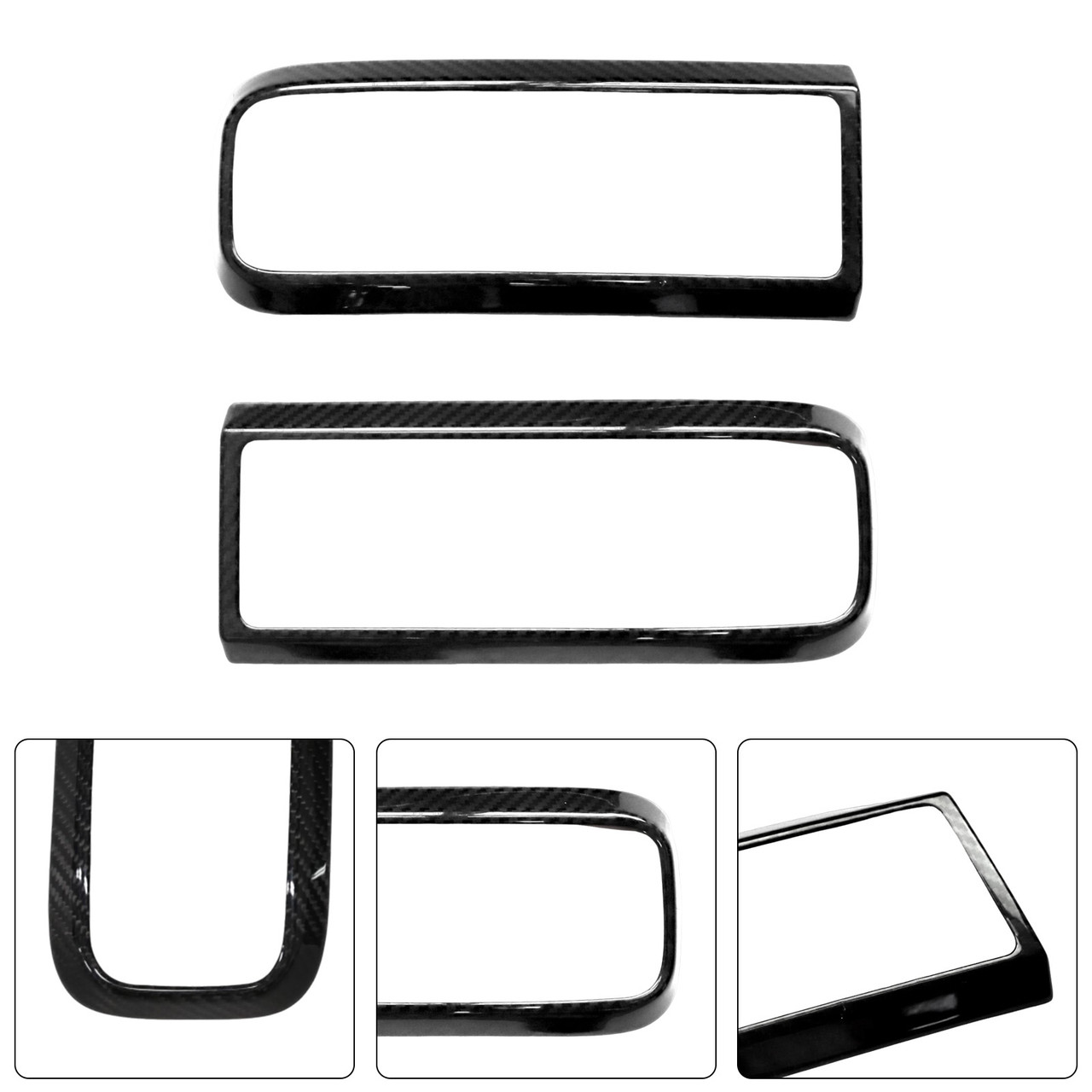 Carbon Fiber Tail Rear Light Cover Trim Fit Benz W464 W465 G550 2019-2026
