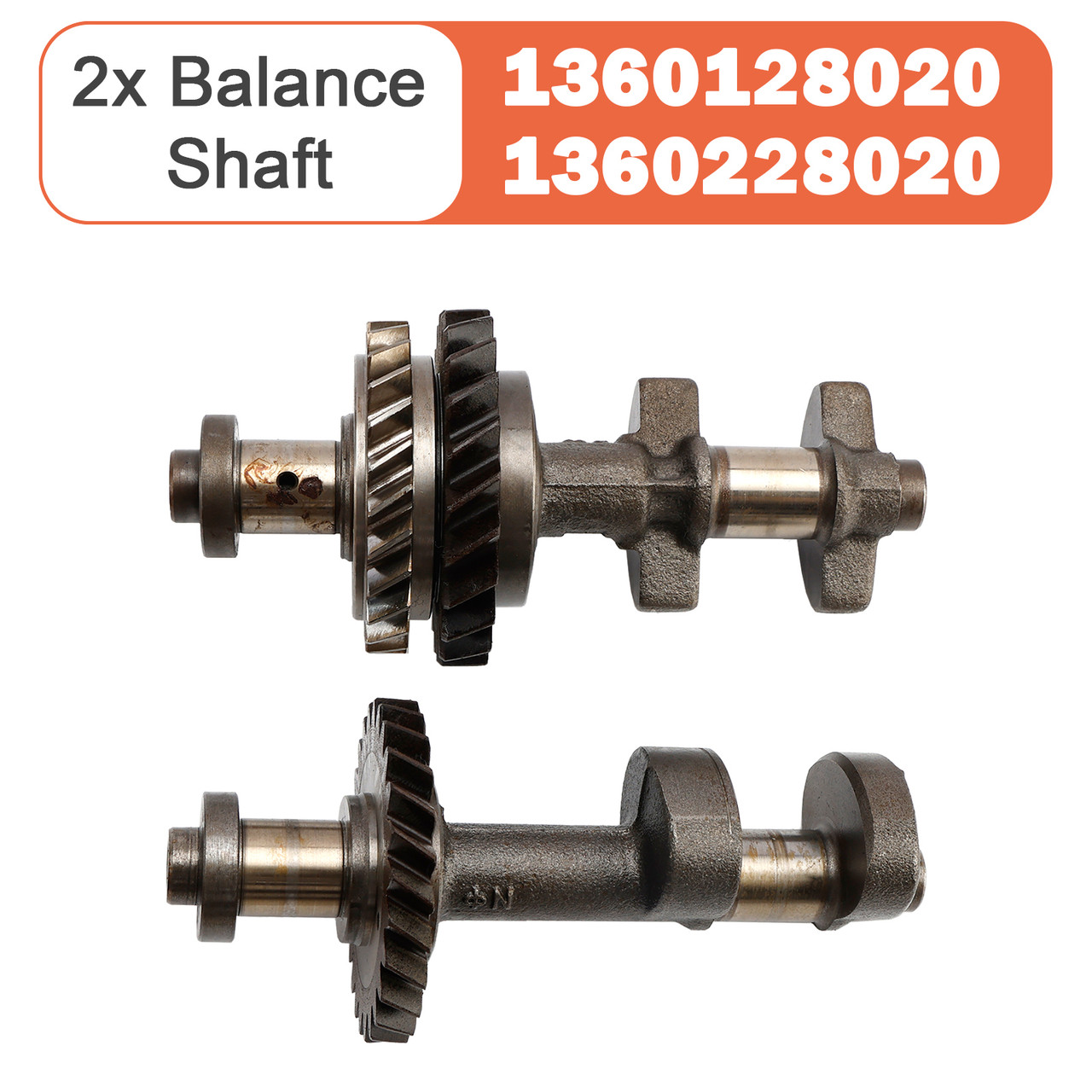 2x Balance Shaft for Toyota RAV4 Camry 2AZ-FE 2.4L 1360128020 1360228020