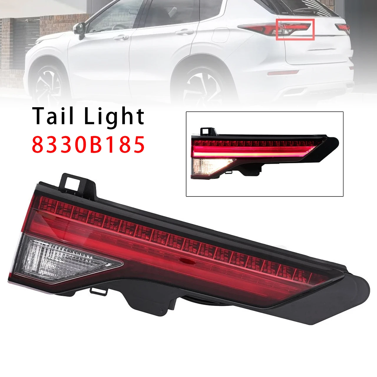 Left Inner Rear Brake Tail Light 8330B185 For Mitsubishi Outlander 2022-2024