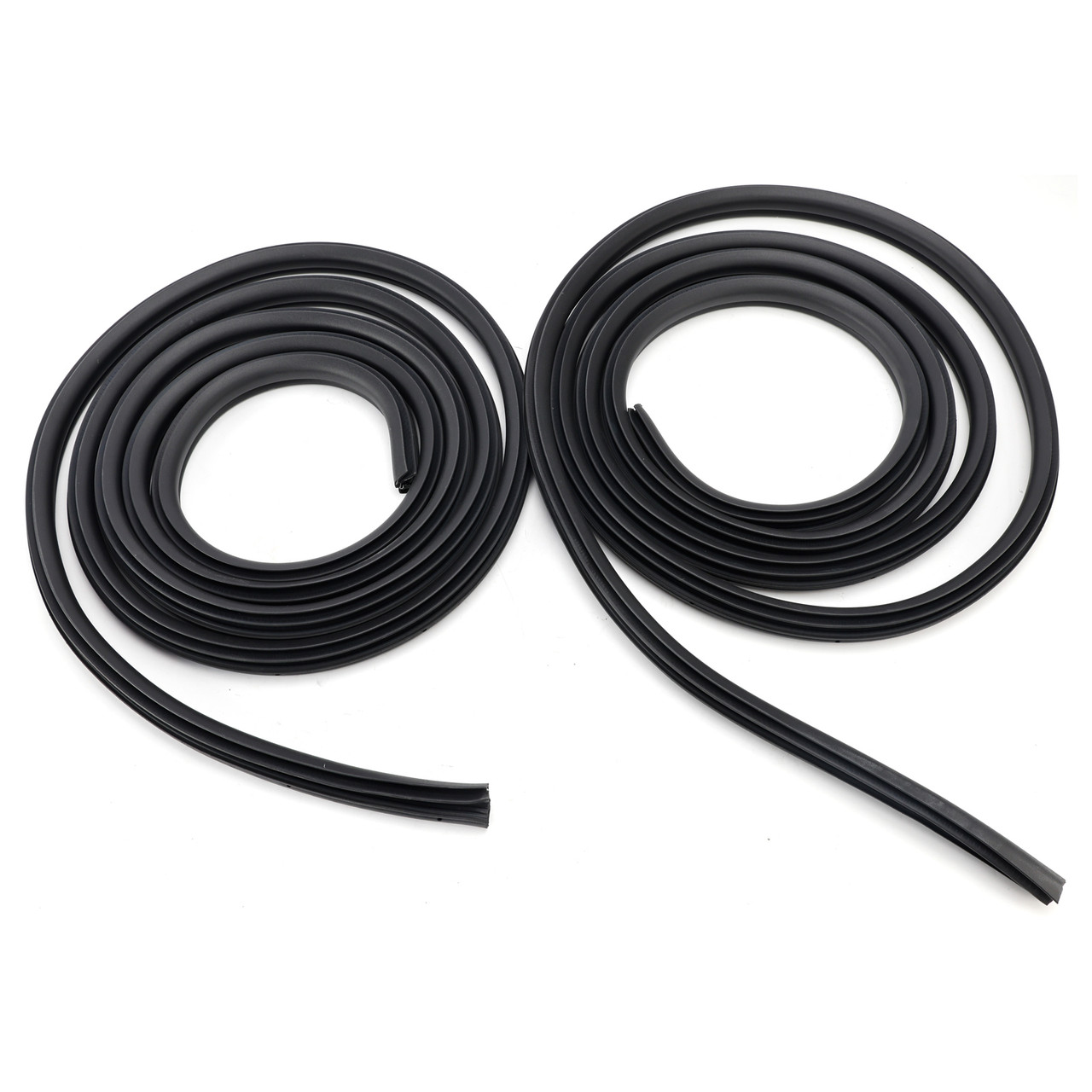 2Pcs Front/Rear Door Rubber Seal Weatherstrip For Hummer H2 2003-2009