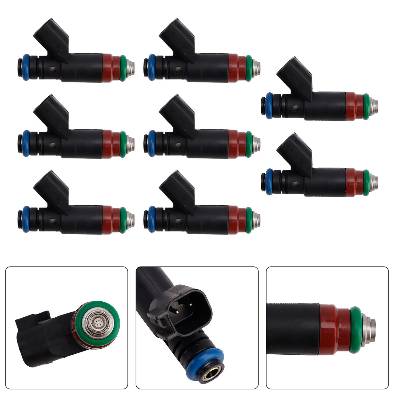 8Pcs Fuel Injector For Lincoln LS For Ford Thunderbird 2003-2005 3W43-AA