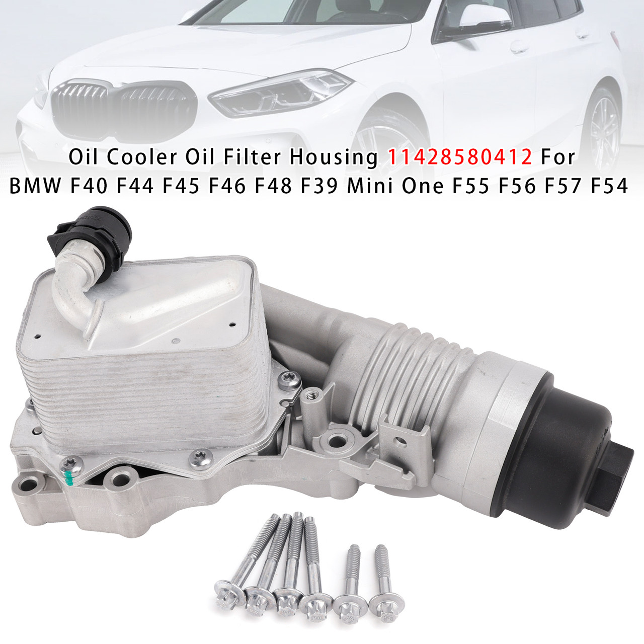 Oil Cooler Oil Filter Housing For BMW F40 F44 F45 F46 F48 F39 Mini One F55 F56