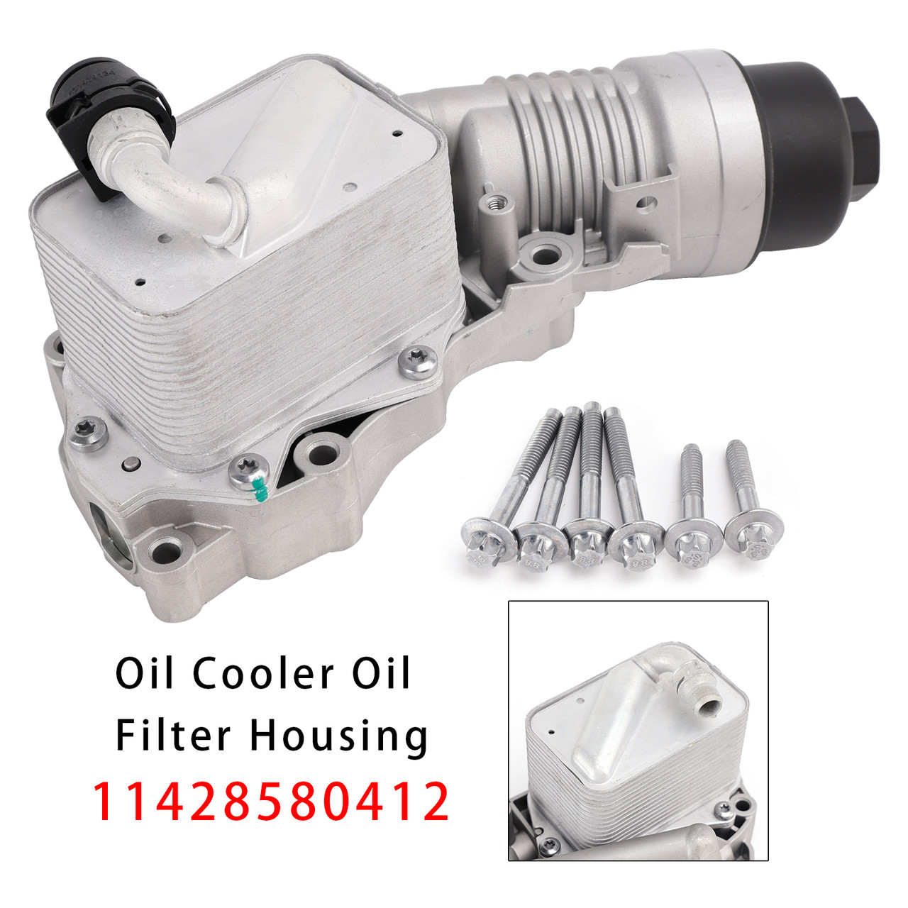 Oil Cooler Oil Filter Housing For BMW F40 F44 F45 F46 F48 F39 Mini One F55 F56