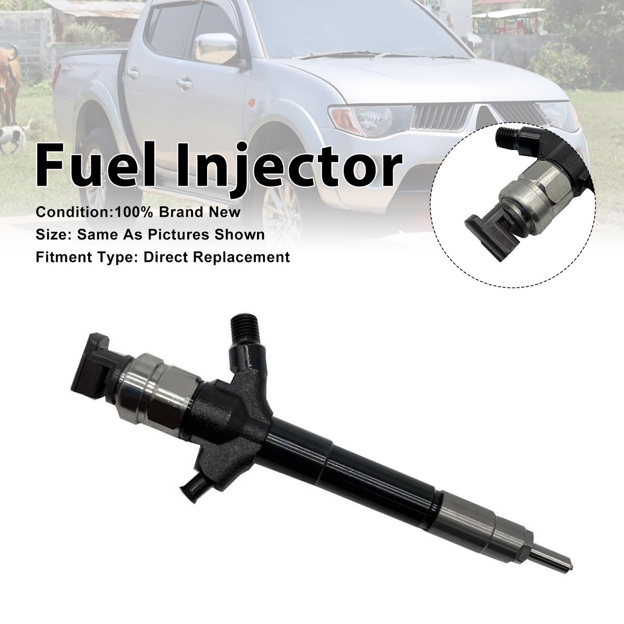 1Pcs Fuel Injector For Mitsubishi Triton ML/MN 3.2 2006-2008 095000-5760