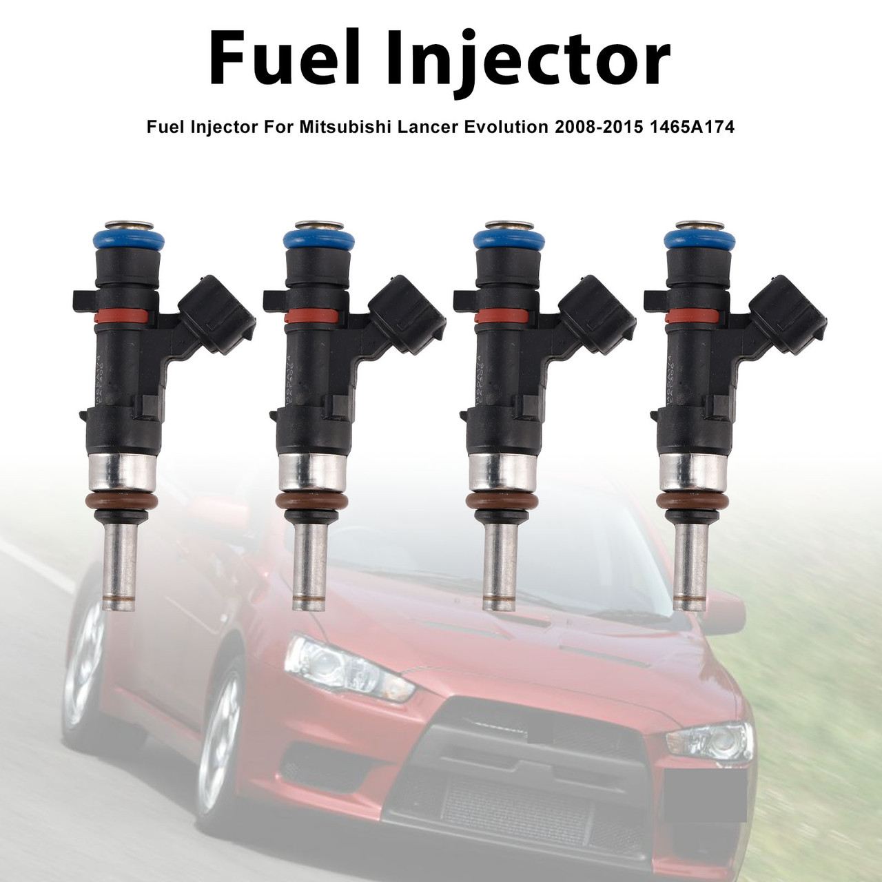 4Pcs Fuel Injector For Mitsubishi Lancer Evolution 2008-2015 1465A174