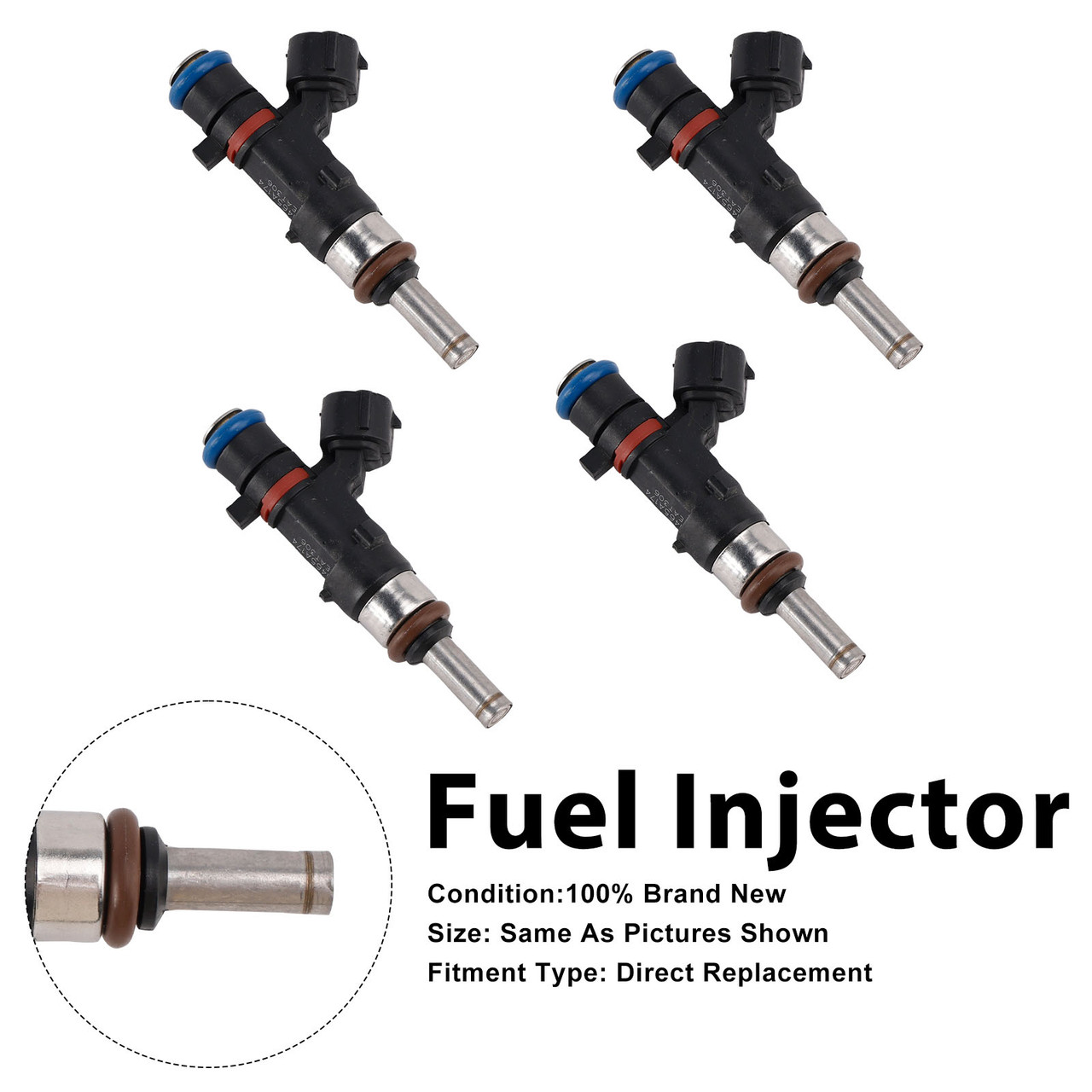 4Pcs Fuel Injector For Mitsubishi Lancer Evolution 2008-2015 1465A174