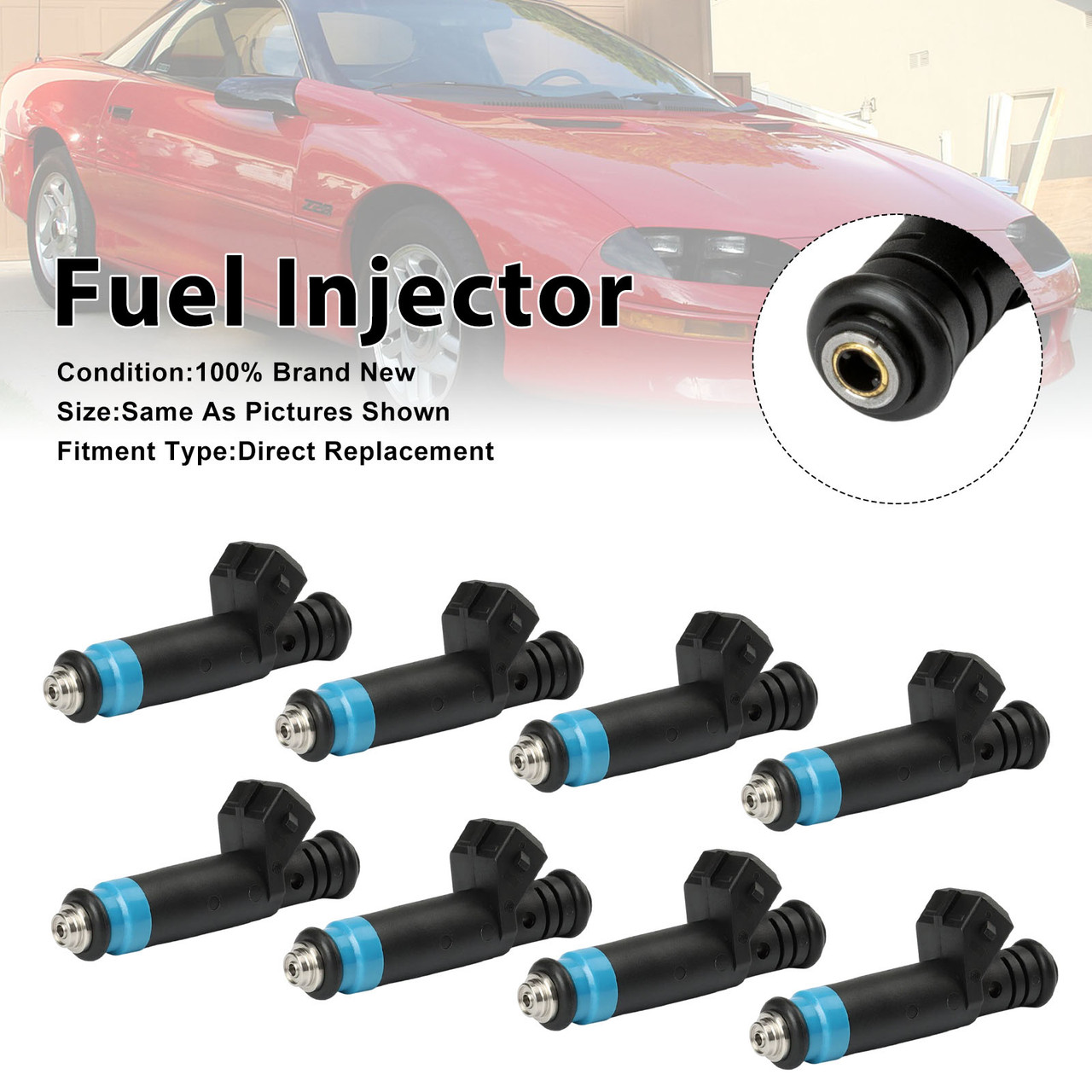 8Pcs Fuel Injector For Chevrolet Camaro 93-02 Corvette 1997-2004 FI114991