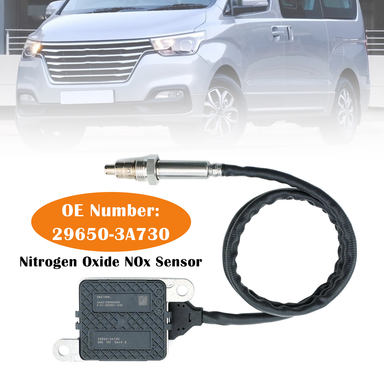 Nitrogen Oxide NOx Sensor 29650-3A730 SNS146B For Hyundai H1 Starex 2018-