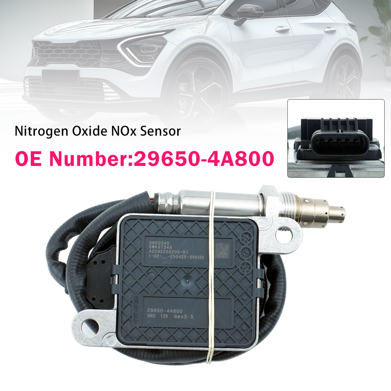 Nitrogen Oxide NOx Sensor 29650-4A800 5WK97345 For Hyundai Kia Sportage