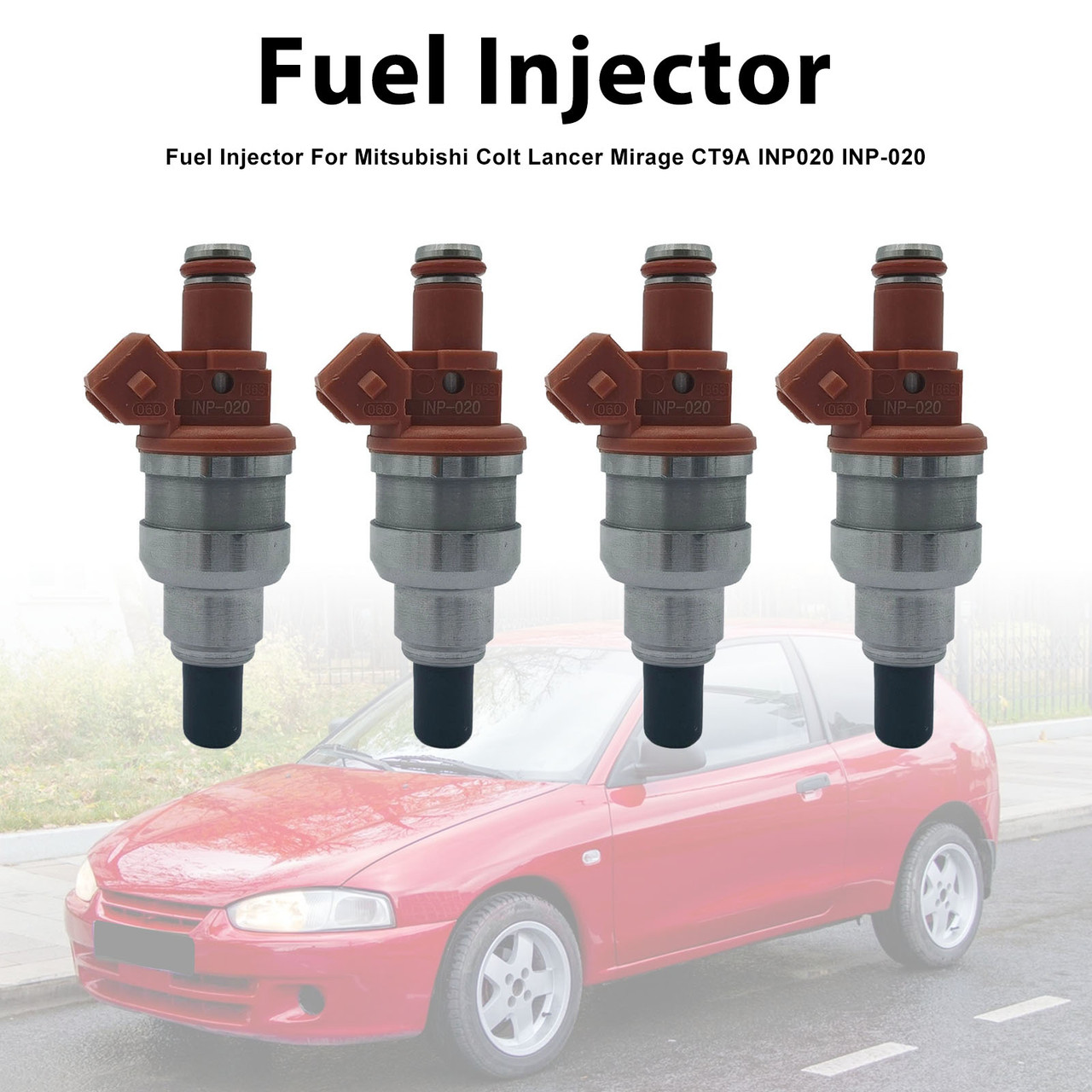 4Pcs Fuel Injector For Mitsubishi Colt Lancer Mirage CT9A INP020 INP-020