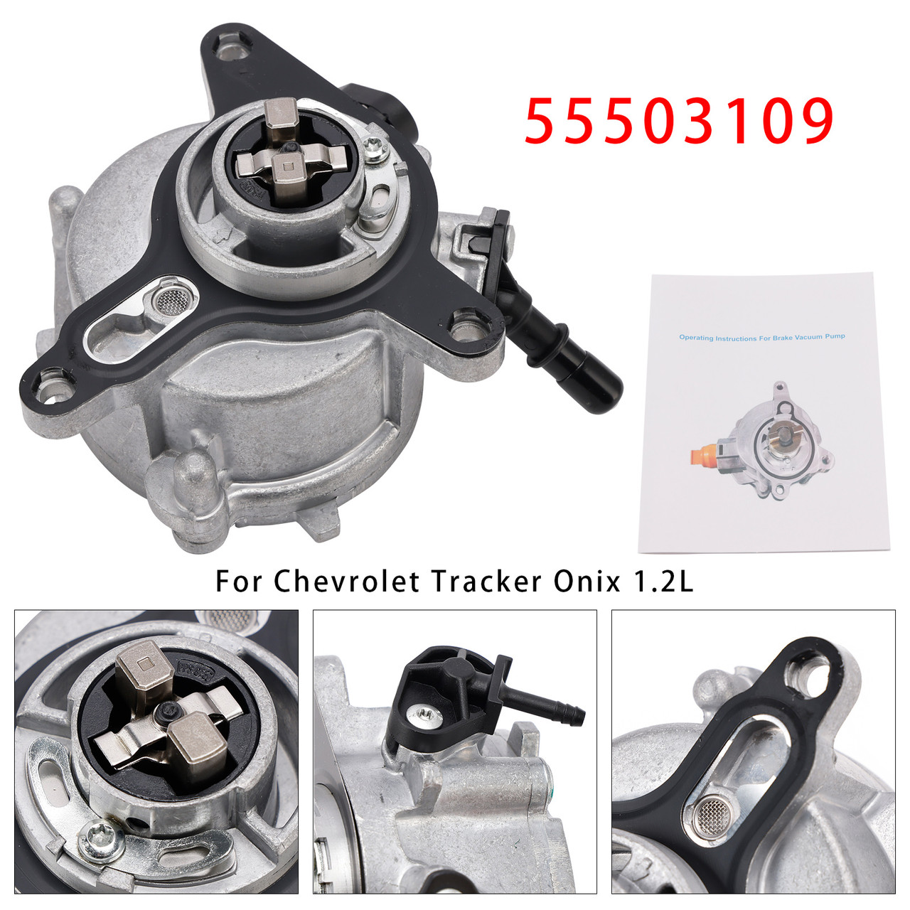 Brake Booster Vacuum Pump 55503109 For Chevrolet Tracker Onix 1.2L