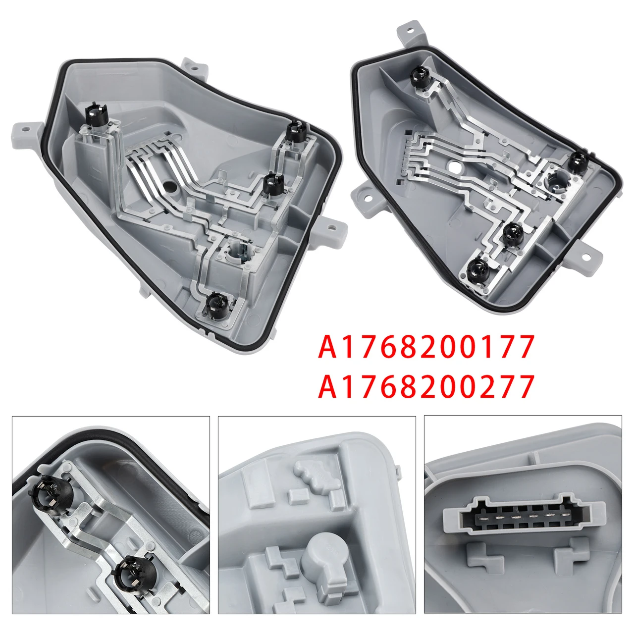 Left+Right Rear Tail Light Lamp Bulb Holder For Mercedes W176 A Class 2012-2015