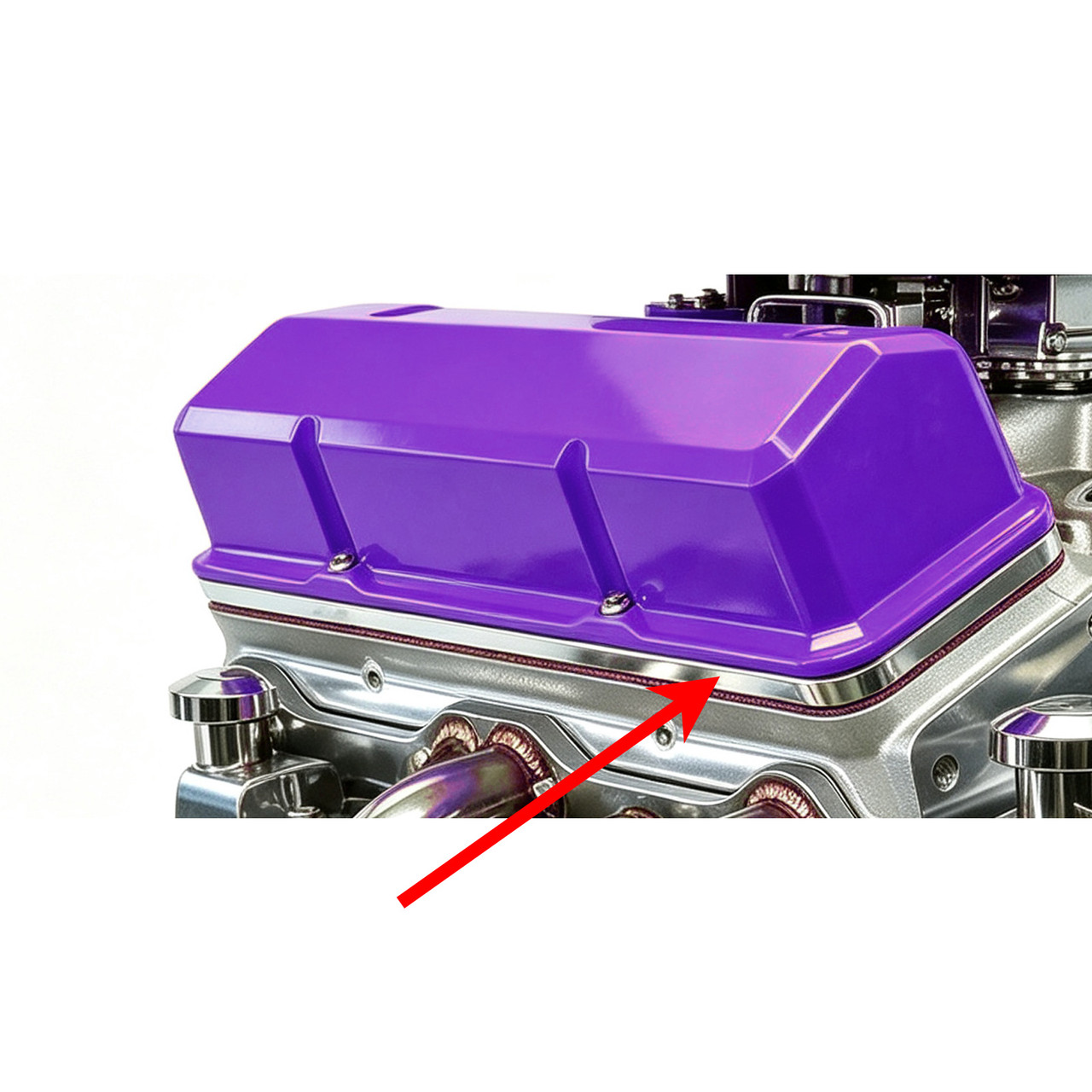 Small Block 1/2"3/8" Valve Cover Spacer 500 Riser 350 For Shaft Mount Roller