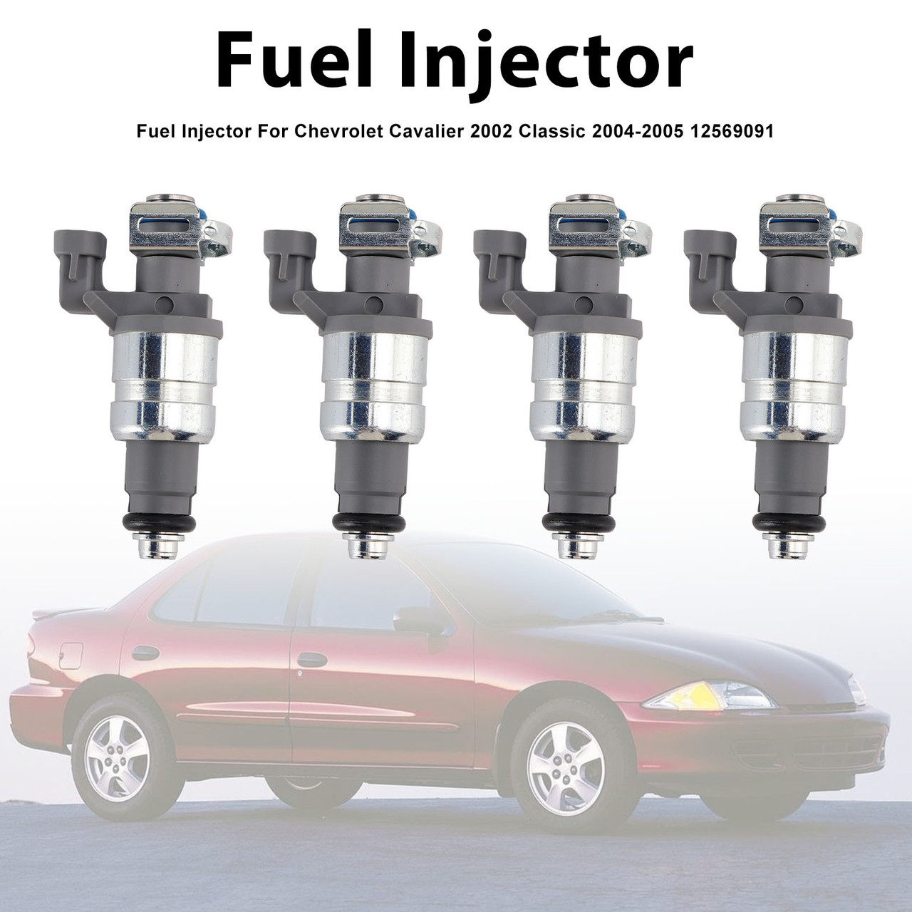 4Pcs Fuel Injector For Chevrolet Cavalier 2002 Classic 2004-2005 12569091