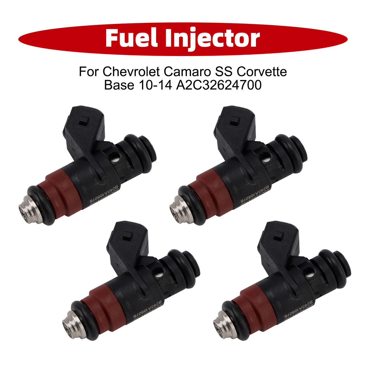 4Pcs Fuel Injector For Chevrolet Camaro SS Corvette Base 10-14 A2C32624700
