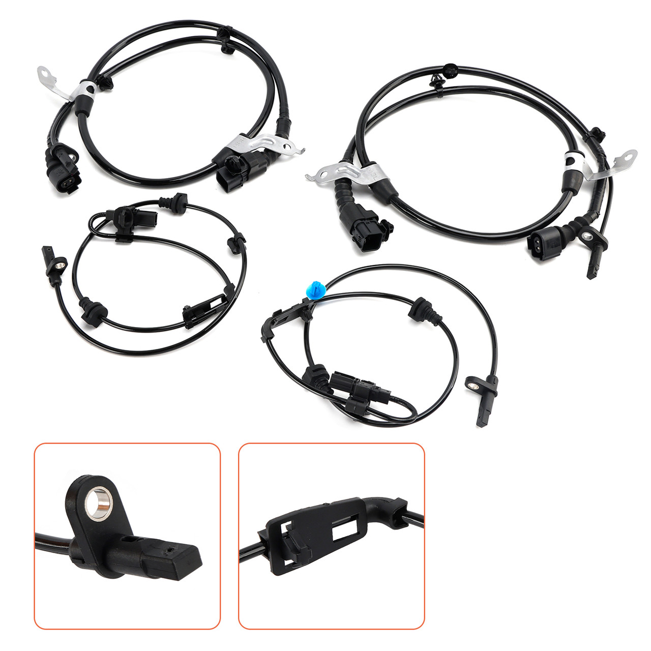 4Pcs Front & Rear Side ABS Wheel Speed Sensor For Honda CR-V 2017-2022