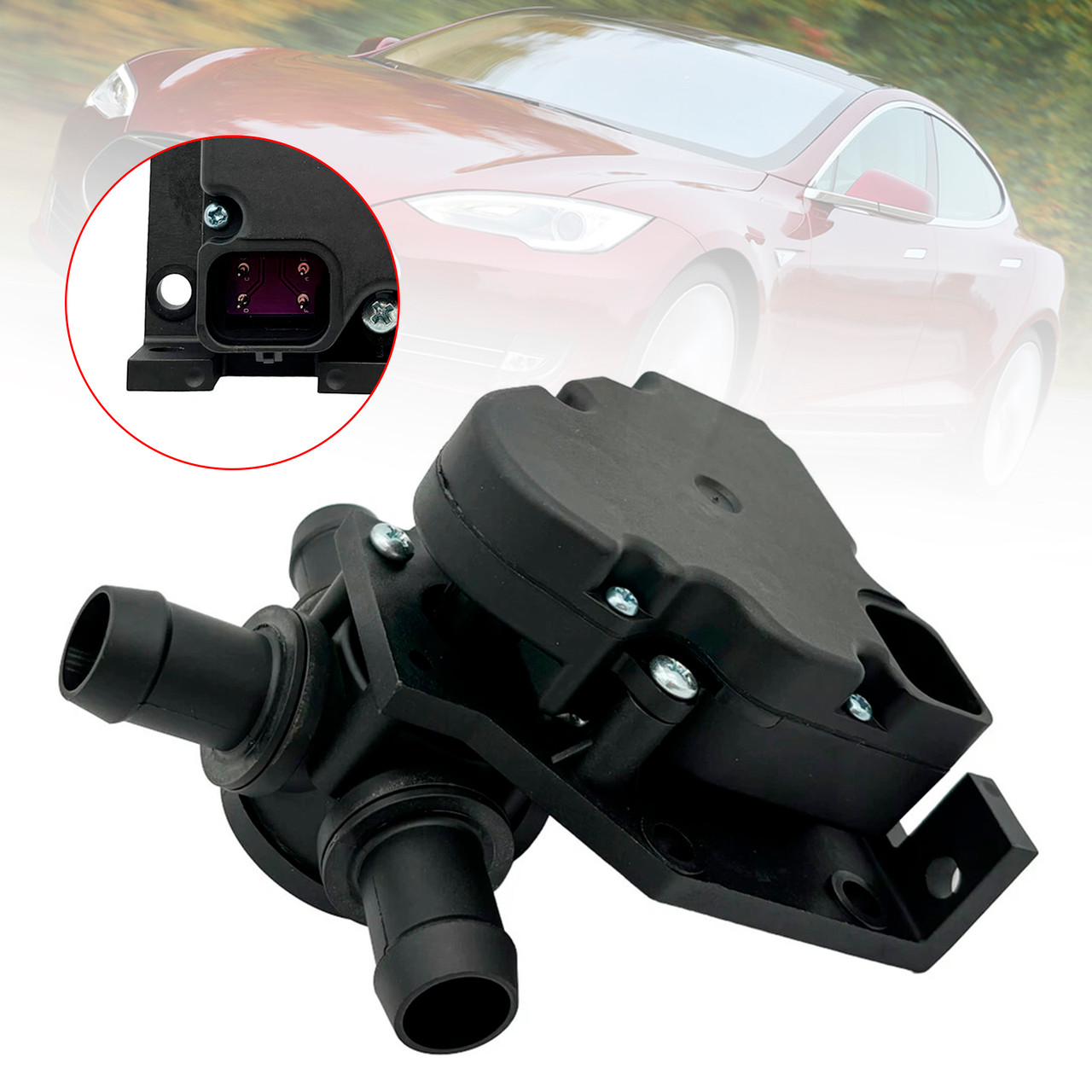 3 Way Heater Control Coolant Valve 6007384-00-B For Tesla Model S/X 2012-2016