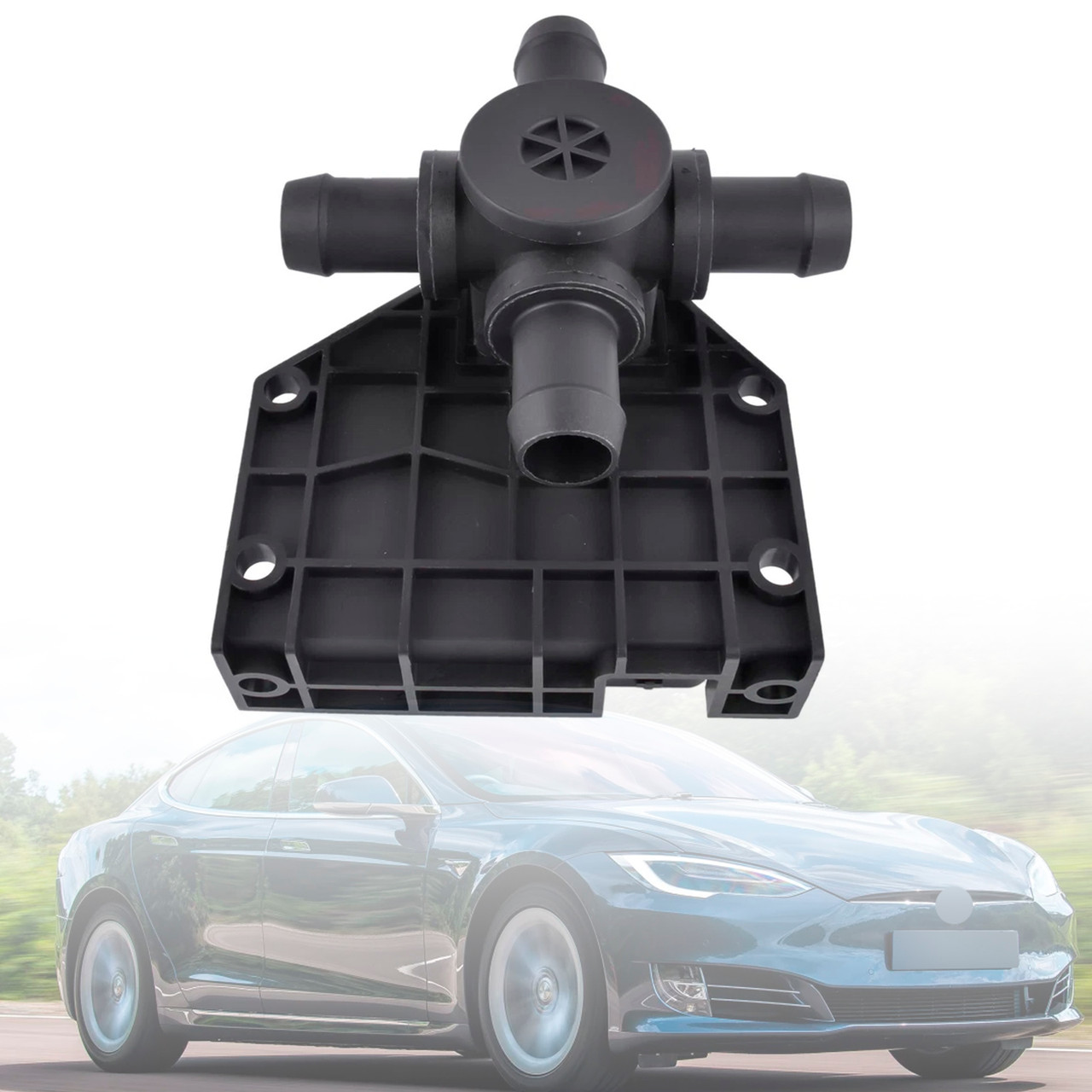 Coolant 4-Way Valve Actuator 6007370-00-B For Tesla Model S/X 4-Door 2012-2021
