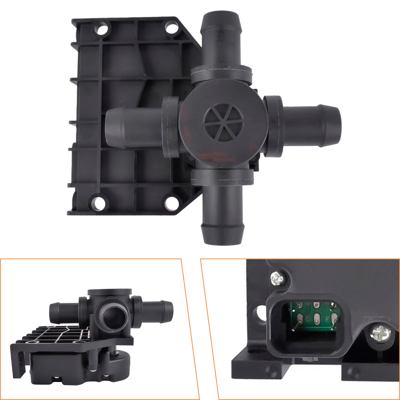 Coolant 4-Way Valve Actuator 6007370-00-B For Tesla Model S/X 4-Door 2012-2021