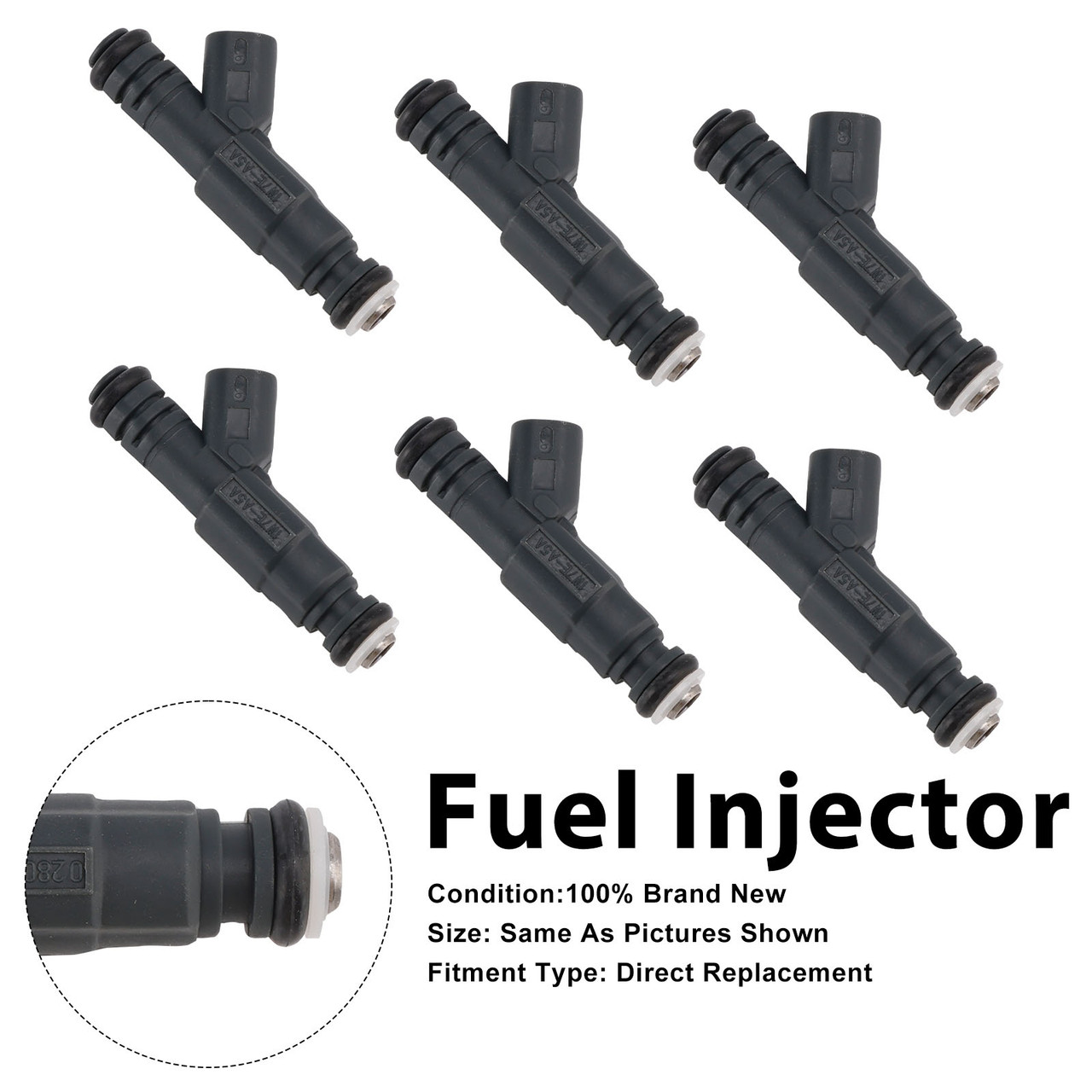6Pcs Fuel Injector For Jeep Cherokee 1999-2000 TJ L4 1999-2002 0280156048