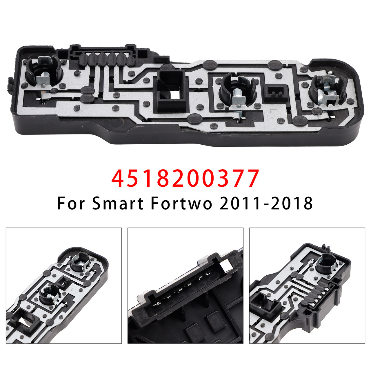 Left Taillight Lamp Bulb Socket Panel 4518200377 For Smart Fortwo 2008-2018