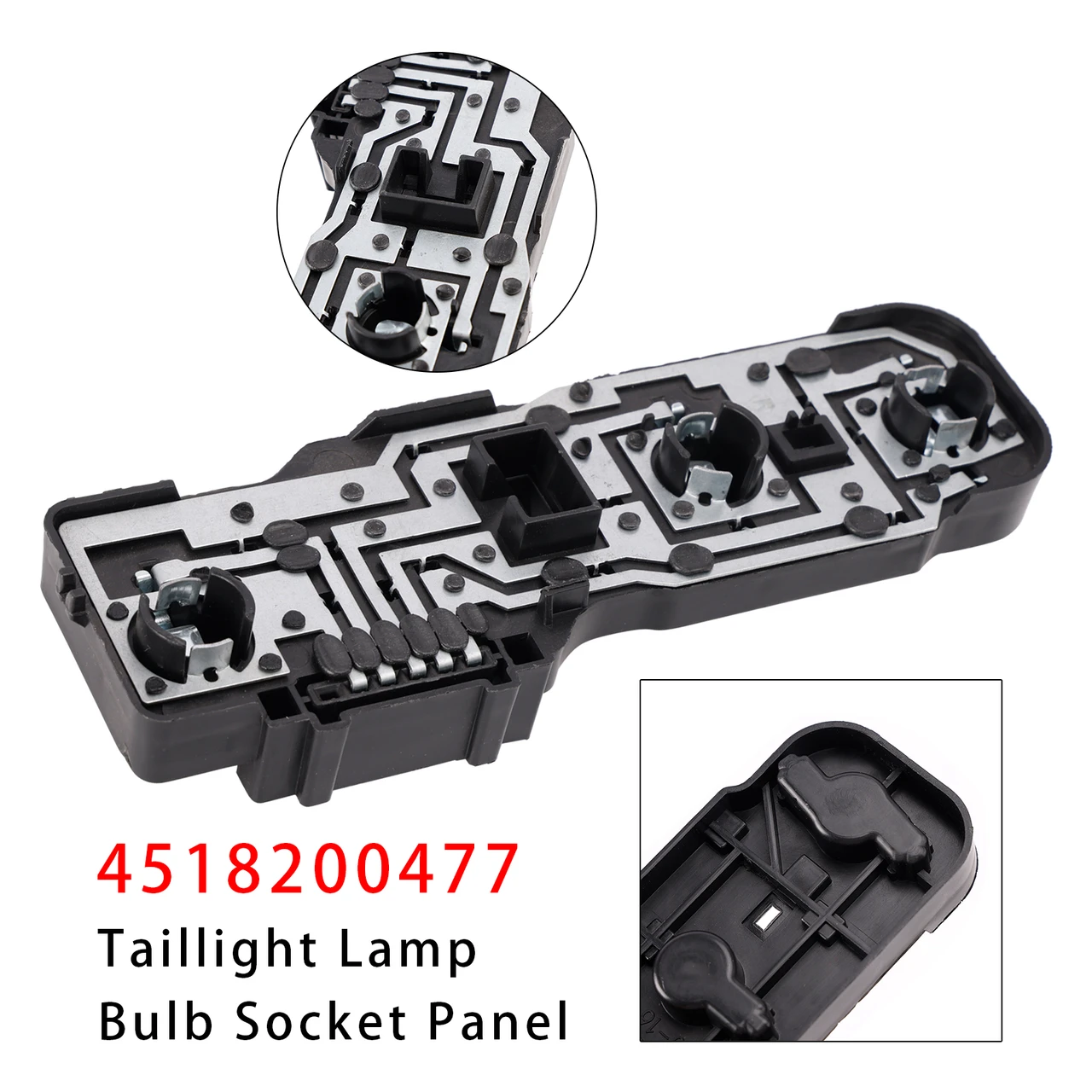 Right Taillight Lamp Bulb Socket Panel 4518200477 For Smart Fortwo 2008-2018