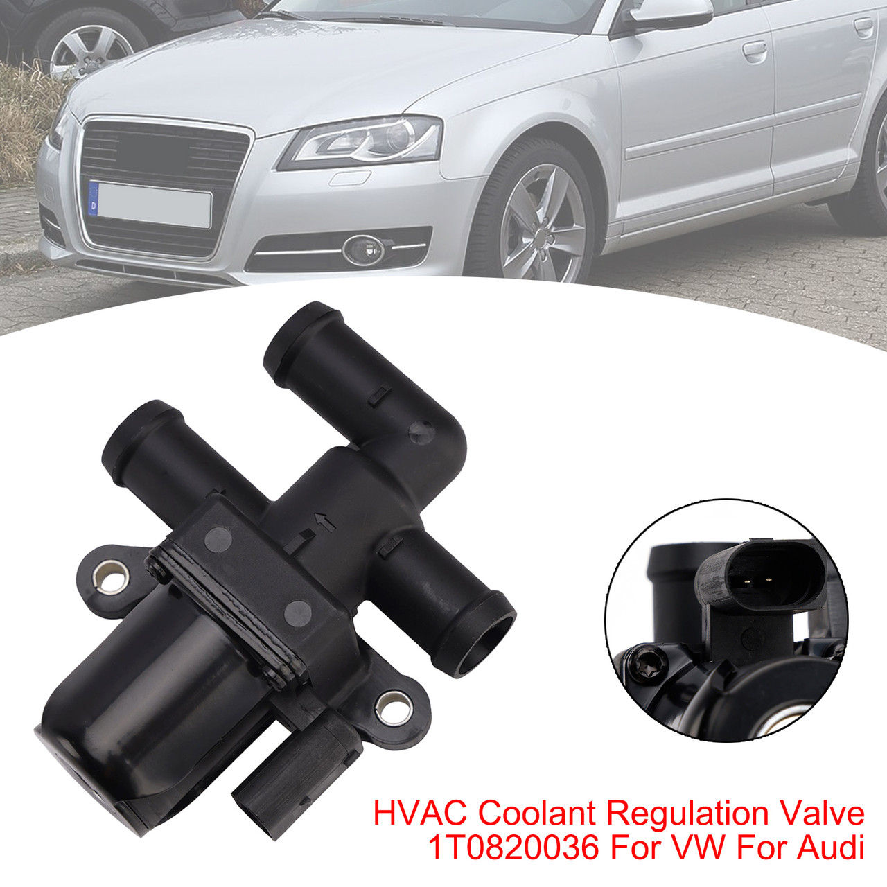 HVAC Coolant Regulation Valve 1T0820036 For VW Audi