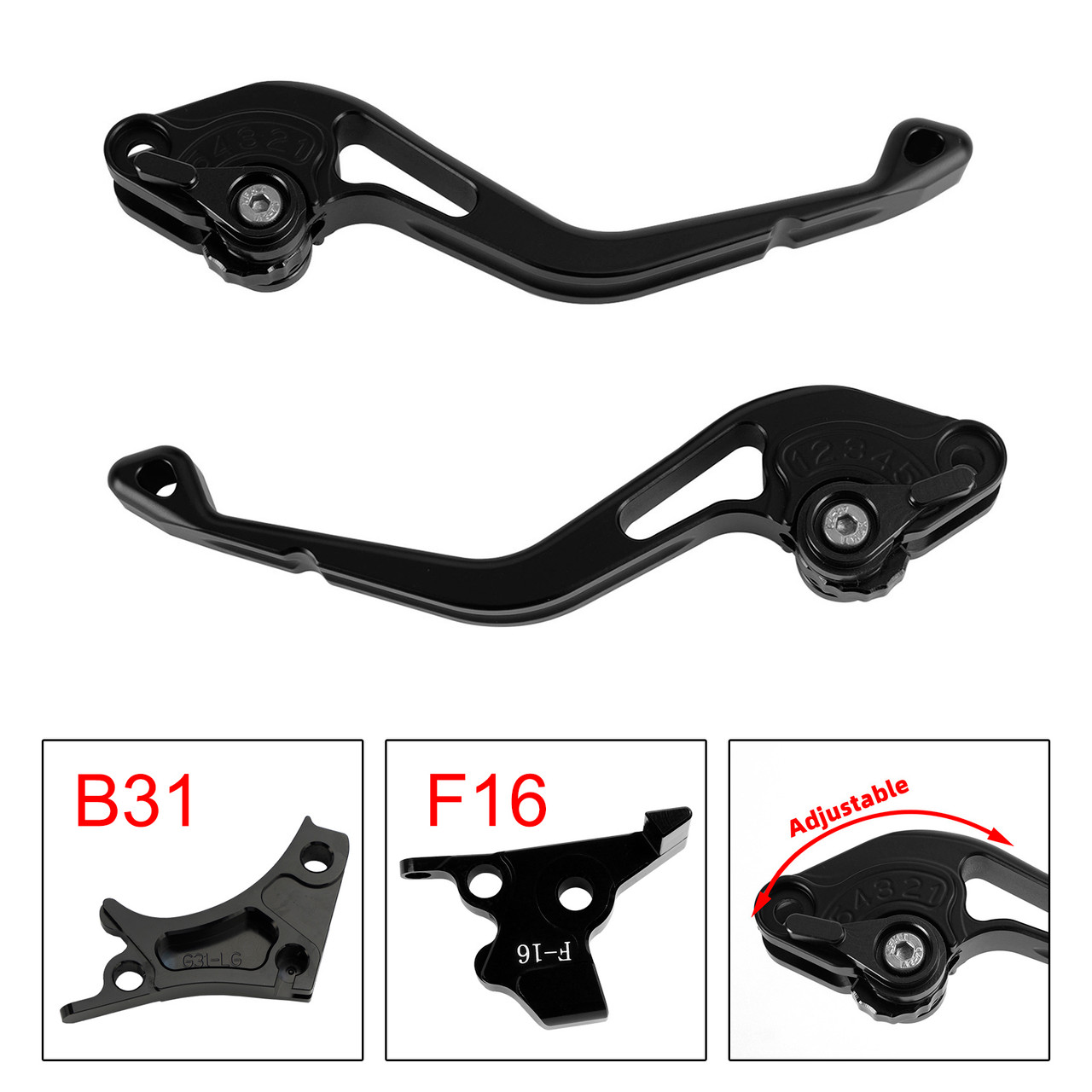 NEW Short Clutch Brake Lever fit for BMW G310R G310GS 2017-2018 Black