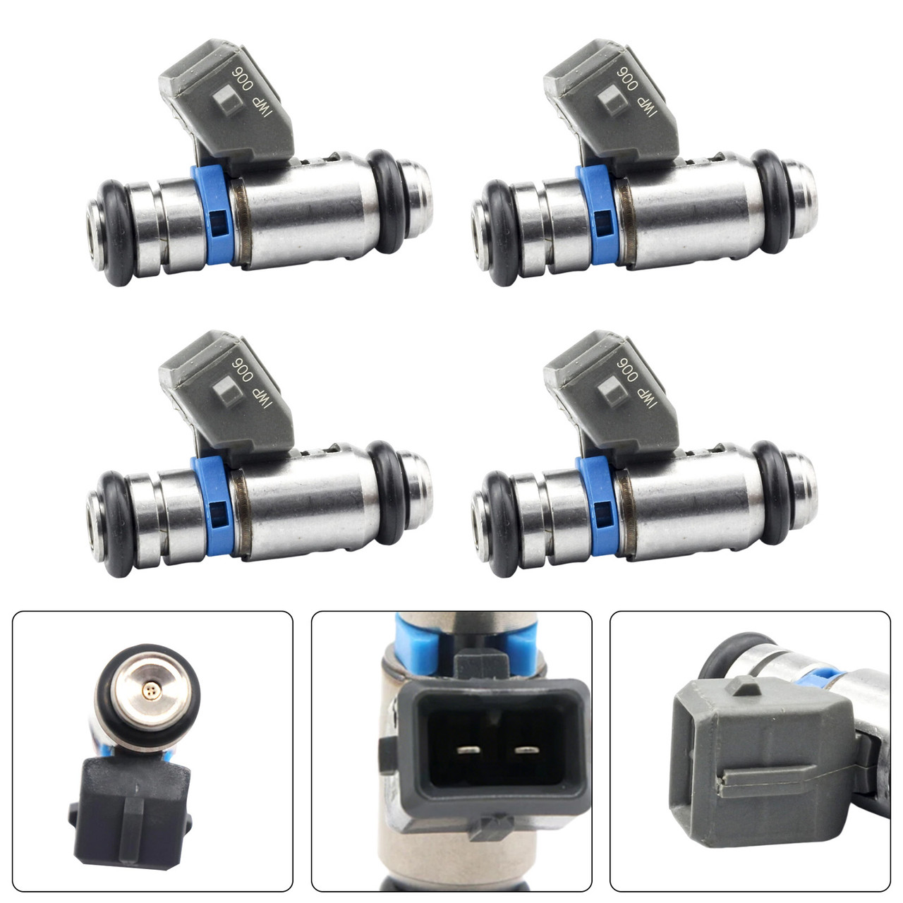 4Pcs Fuel Injector For Fiat Coupe 175 1996-2000 Stilo 192 2001-2008 iwp006