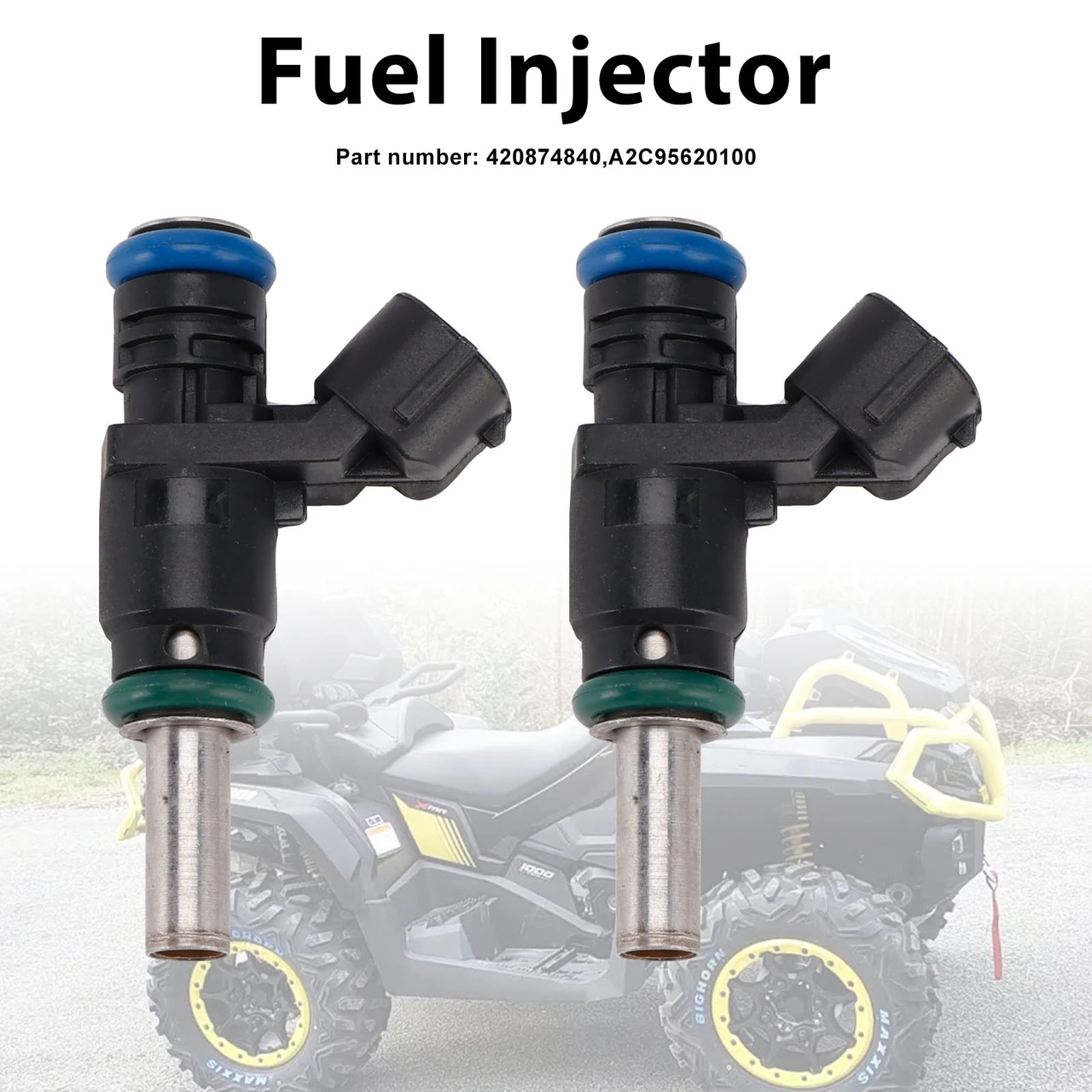 2PC 420874840 Fuel Injectors A2C95620100 For CAN-AM Defender Outlander