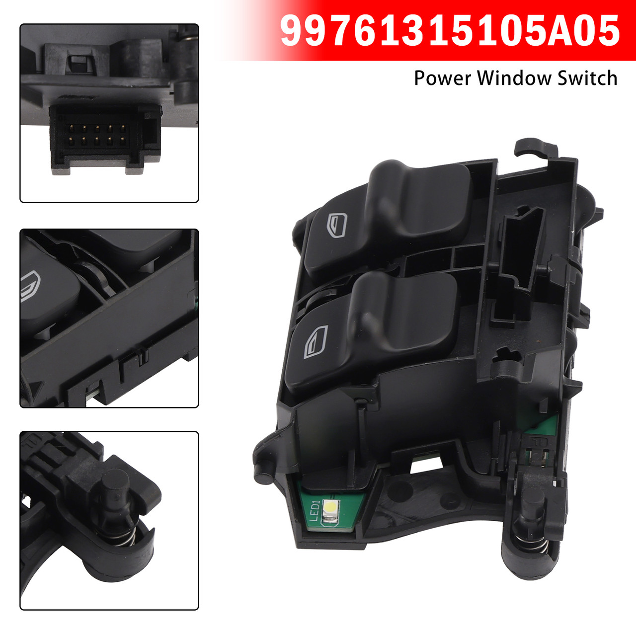Power Window Switch for Porsche 997 987 Driver Left Side Door 99761315105A05