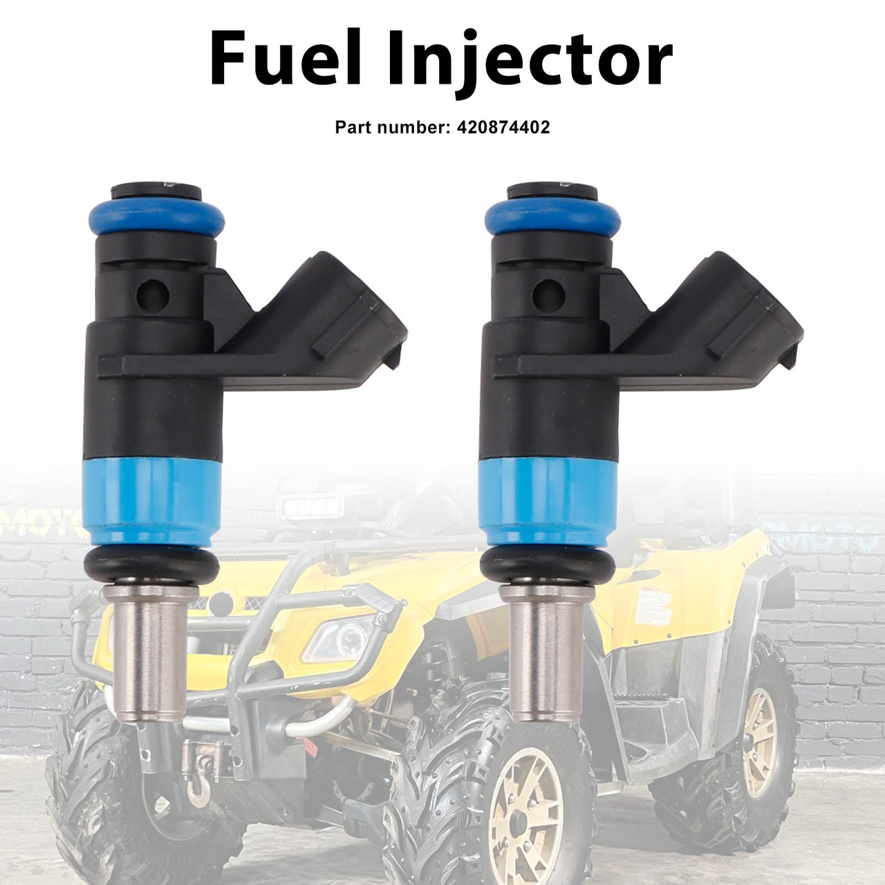2PC 420874402 Fuel Injectors For Can-Am Outlander MAX 800 2006-2008