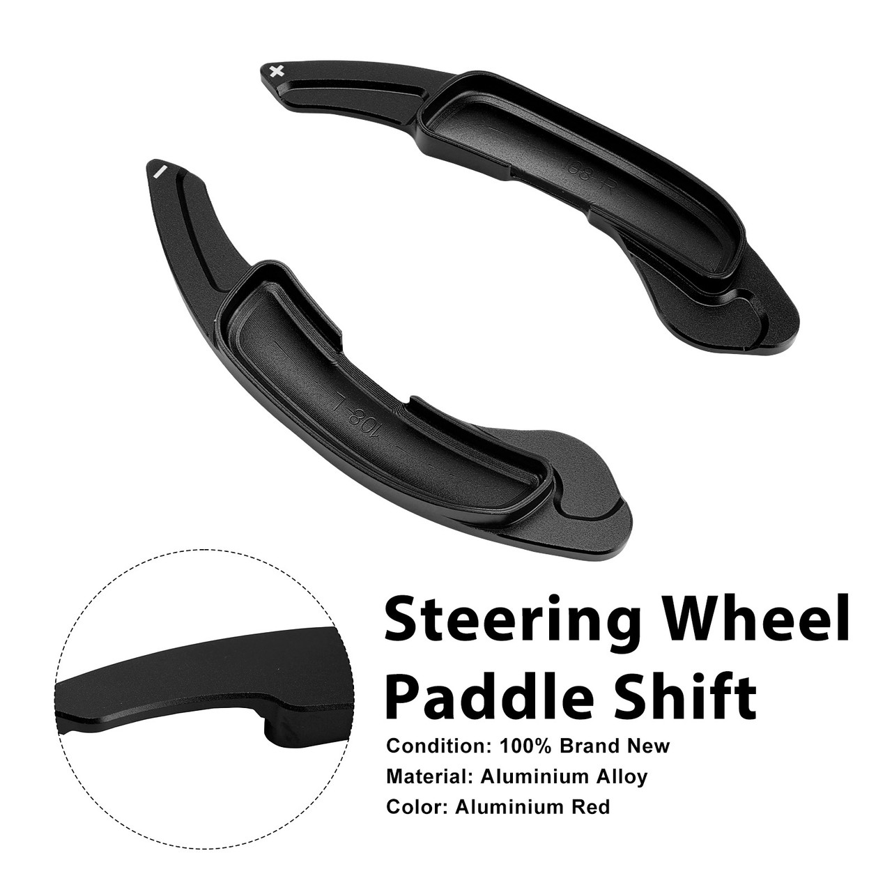 Steering Wheel Paddle Shifter For Mazda 6 Atenza 2009-15 Aluminium Black