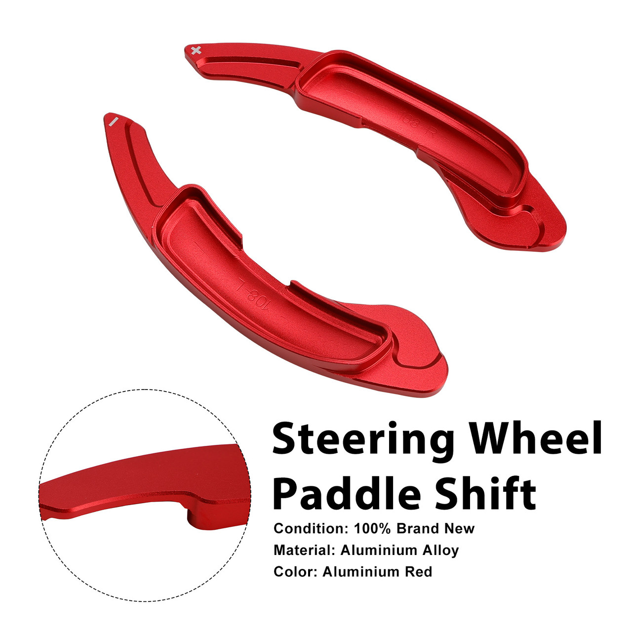 Steering Wheel Paddle Shifter For Mazda 6 Atenza 2009-15 Aluminium Red