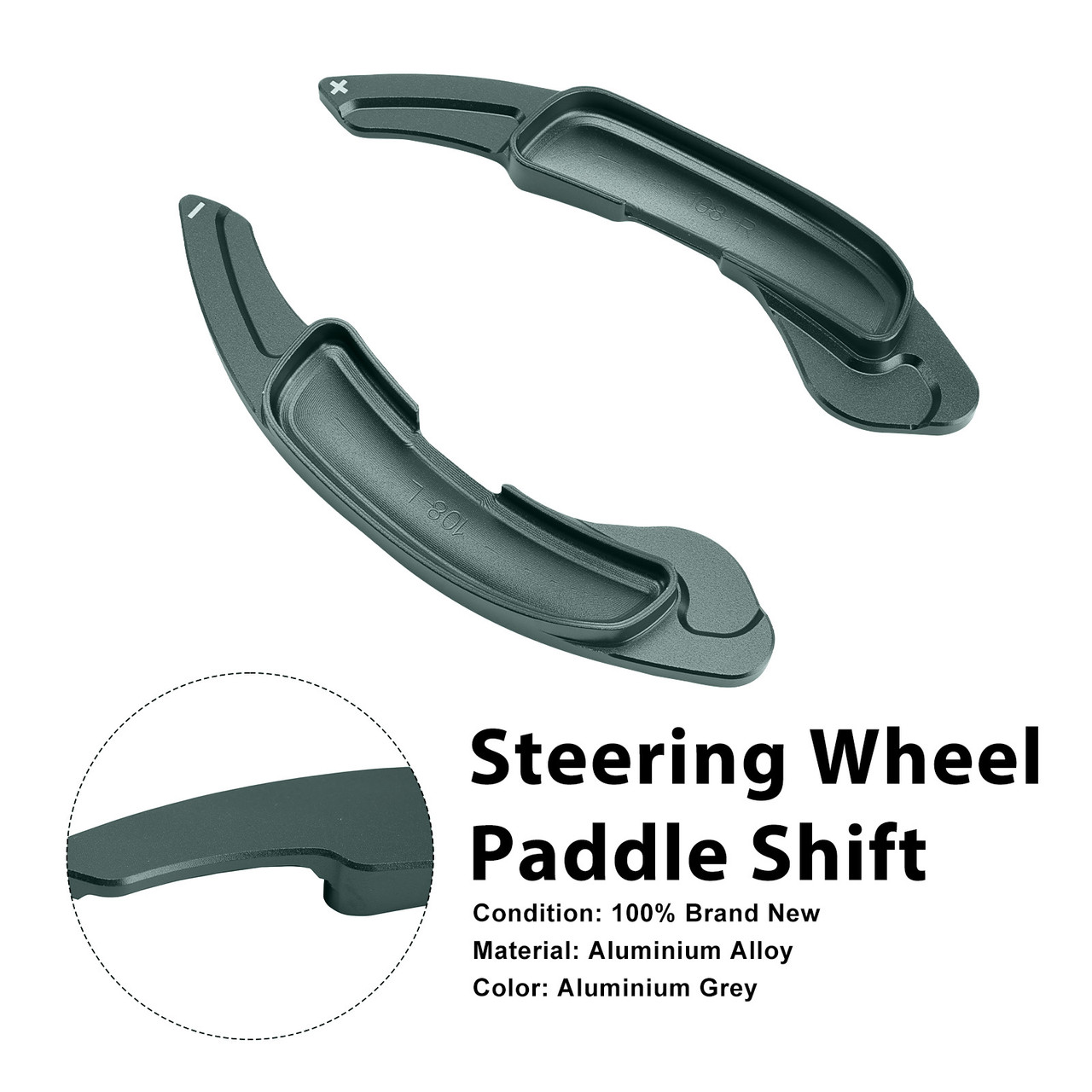 Steering Wheel Paddle Shifter For Mazda 6 Atenza 2009-15 Aluminium Grey