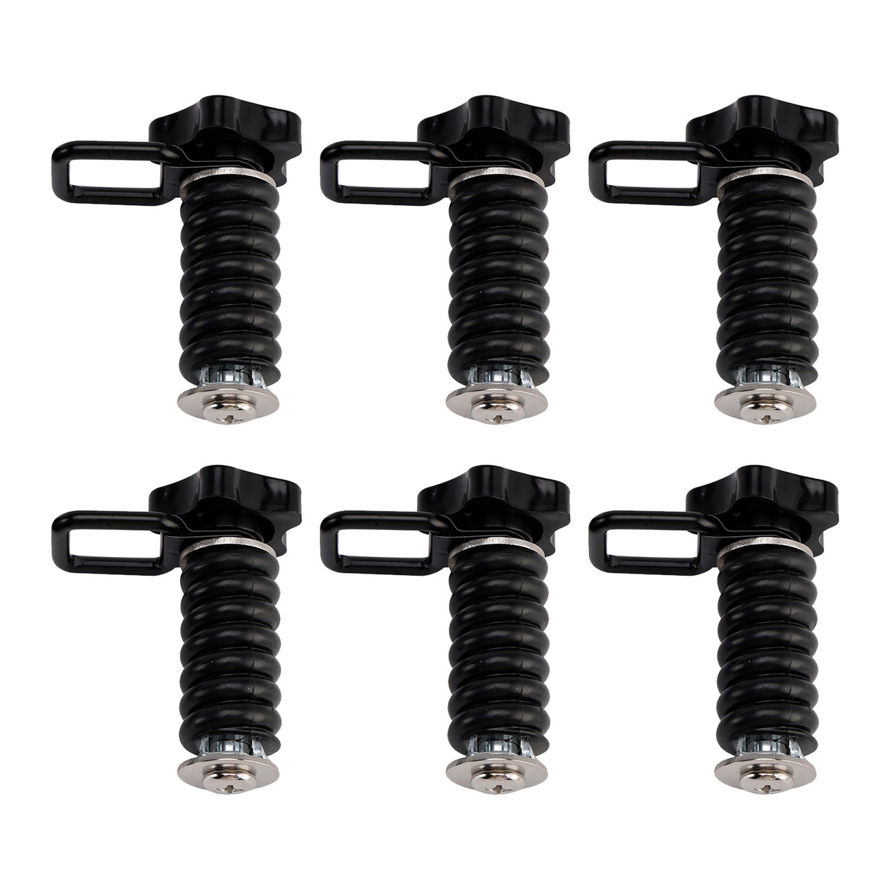6X Tie Down Anchors Flexible Loop Lock & Ride For Polaris Rzr Sportsman 13-25