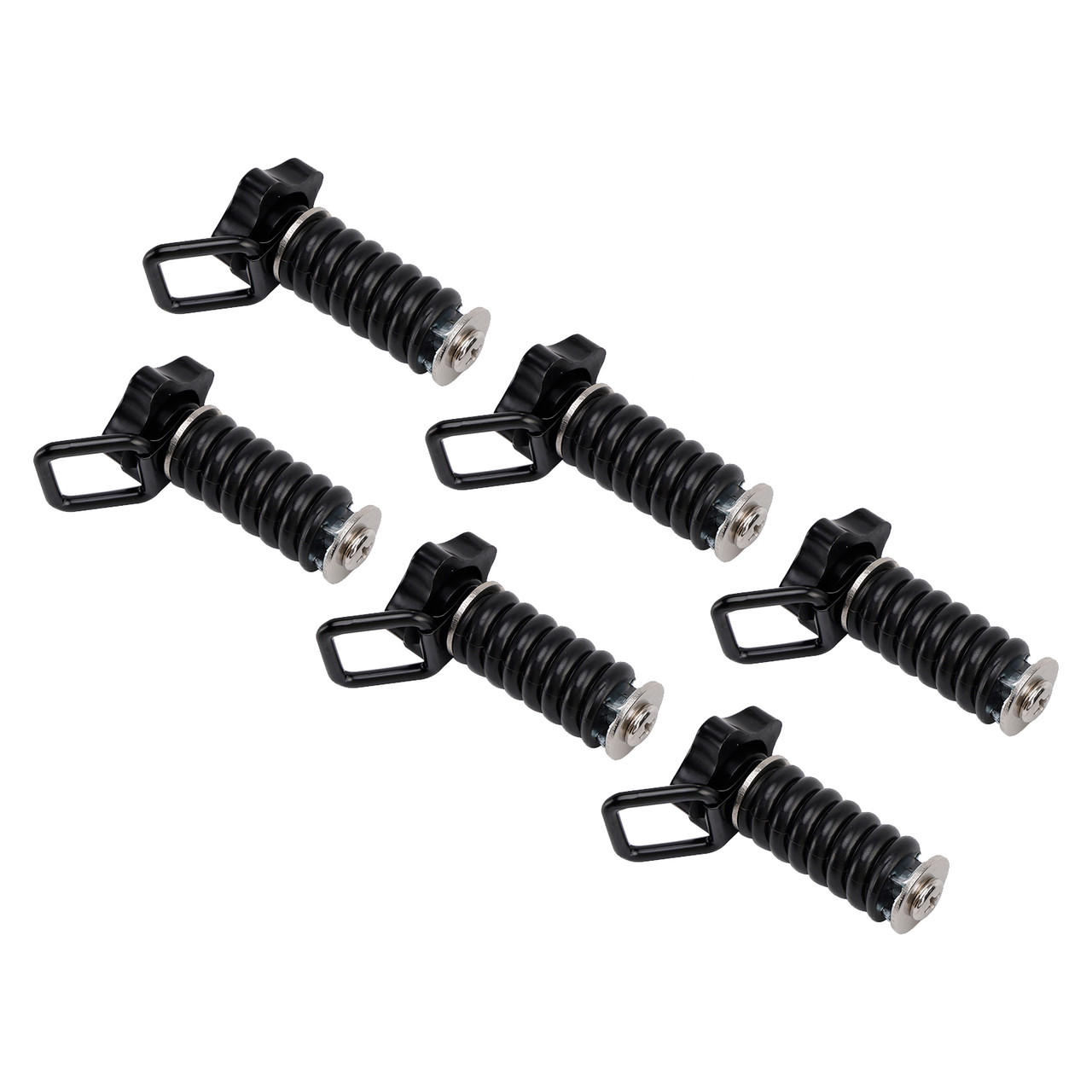 6X Tie Down Anchors Flexible Loop Lock & Ride For Polaris Rzr Sportsman 13-25