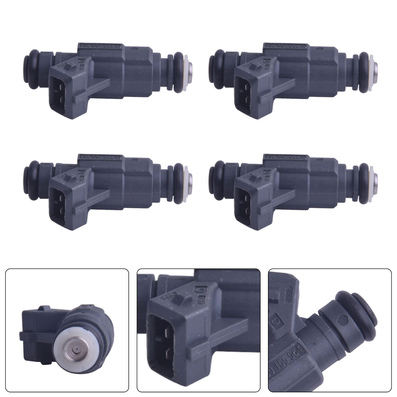 4Pcs Fuel Injector For Chana Pickup 2007 For Chery QQ 2003 0280155964