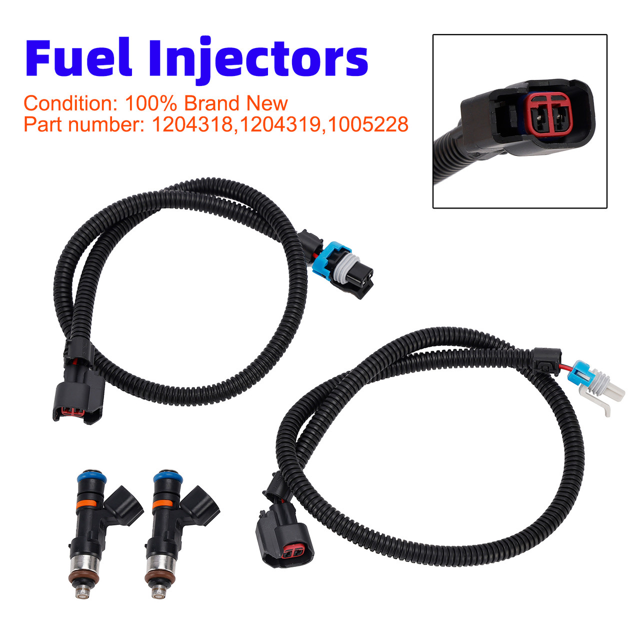 1204319 Fuel Injectors 1204318 1005228 For Polaris RZR Ranger 800 11-14