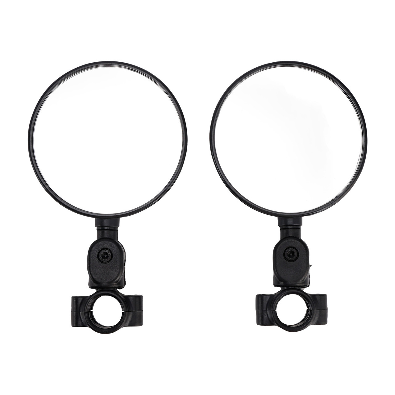 Black Adjustable Handlebar Mirror Folding Mirrors For 22-24 mm Enduro Handle bar