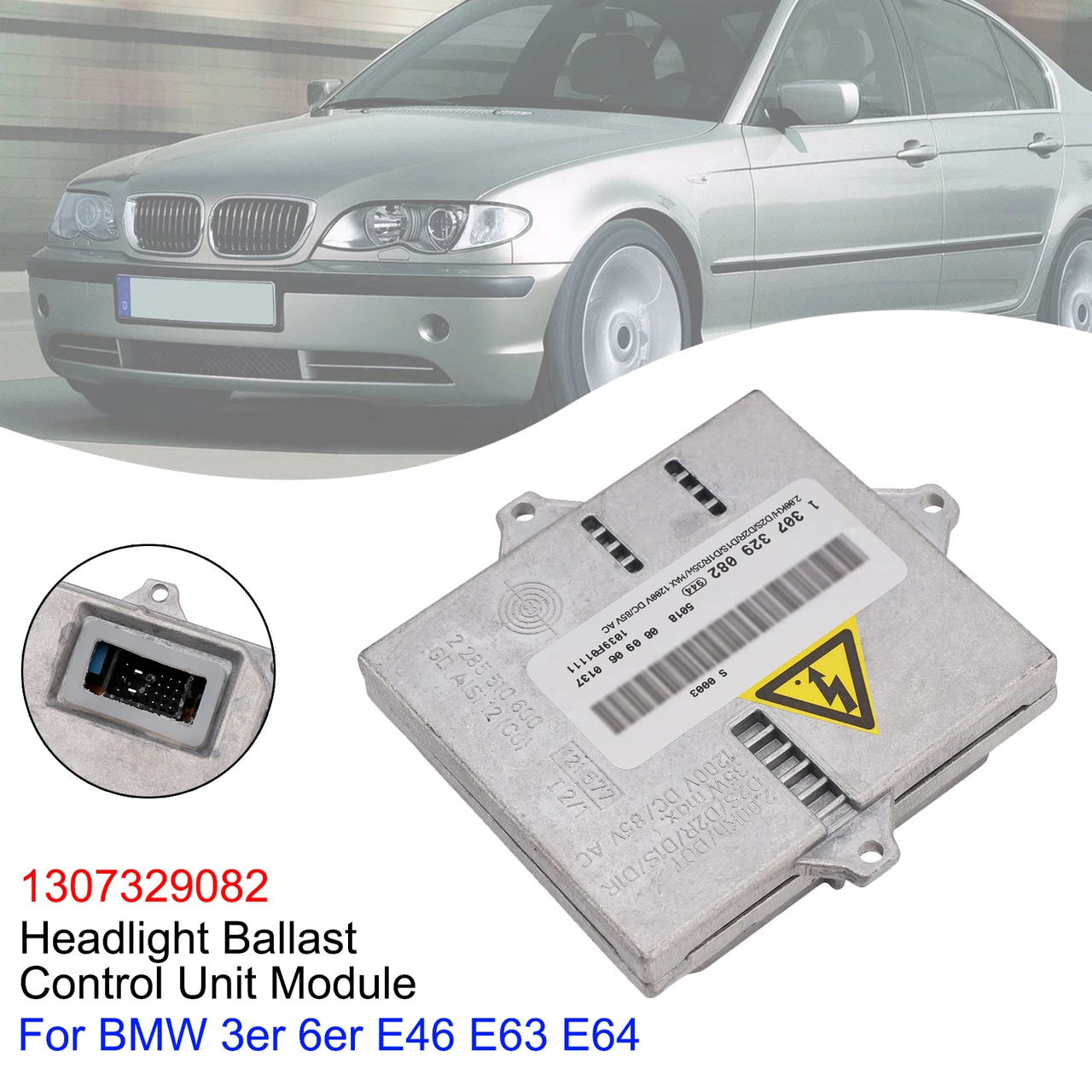 Headlight Ballast Control Unit Module 1307329082 For BMW 3er 6er E46 E63 E64